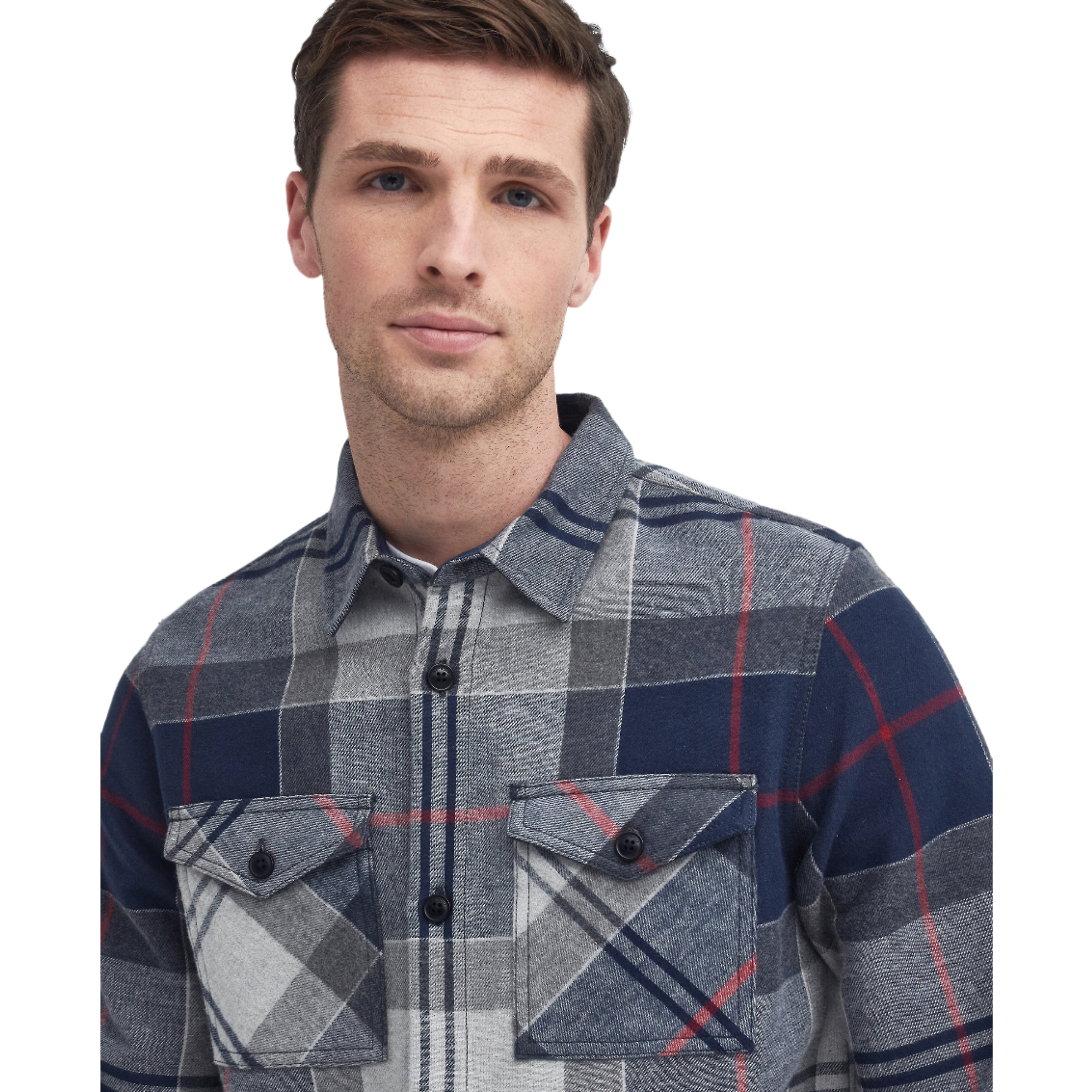 Product image 5 of 5 of Barbour Men's Cannich Overshirt - Blue/Grey