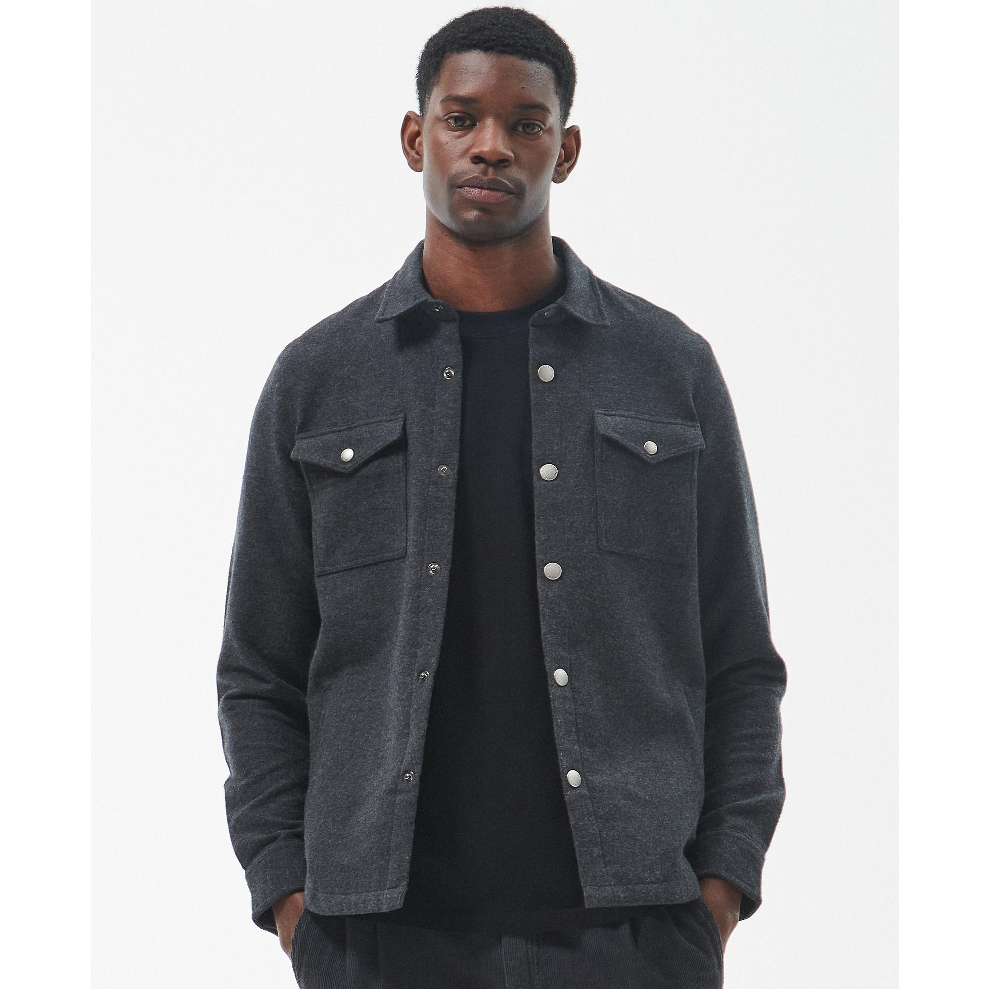 Product image 2 of 9 of Barbour Men's Carrbridge Overshirt - Smoke Marl