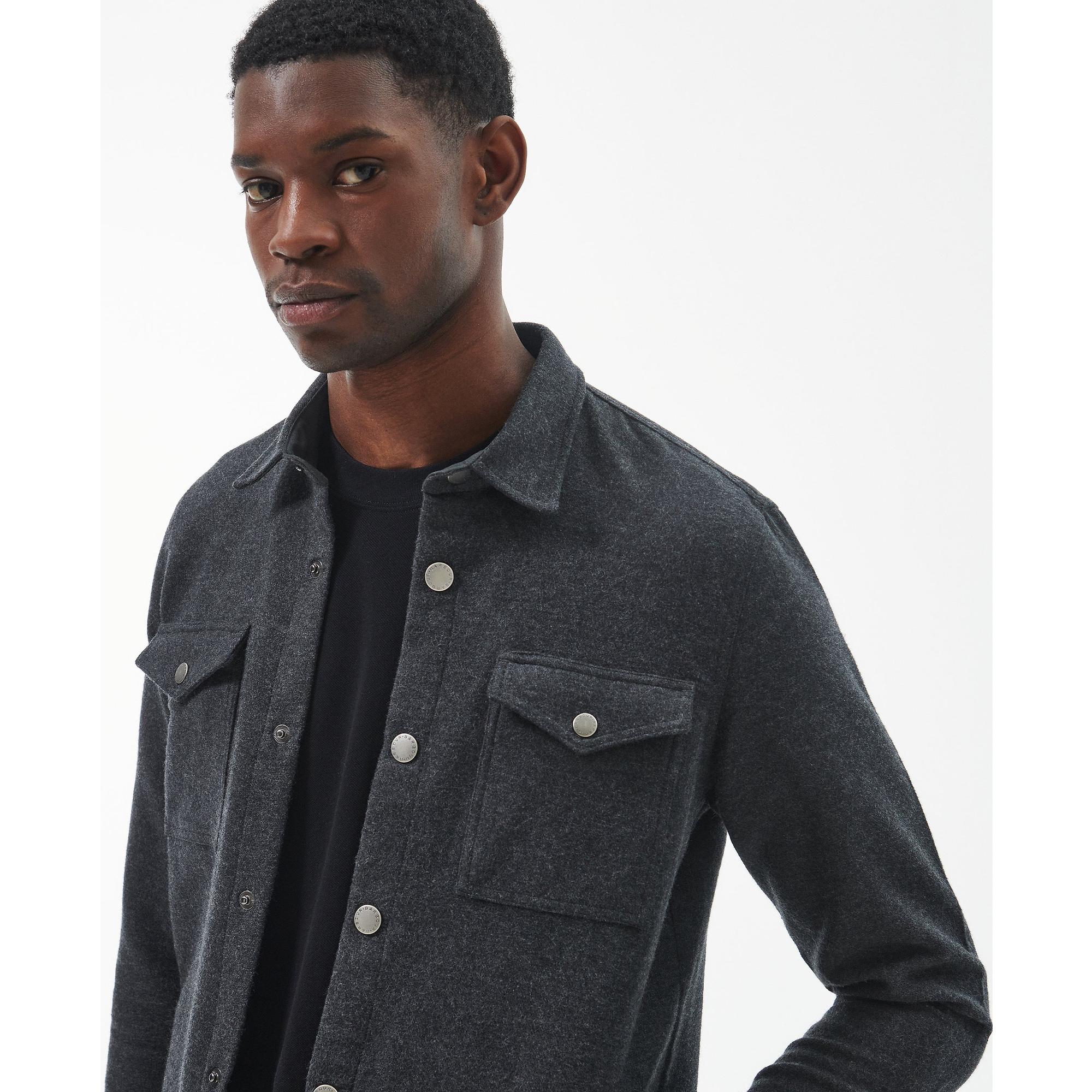 Product image 8 of 9 of Barbour Men's Carrbridge Overshirt - Smoke Marl