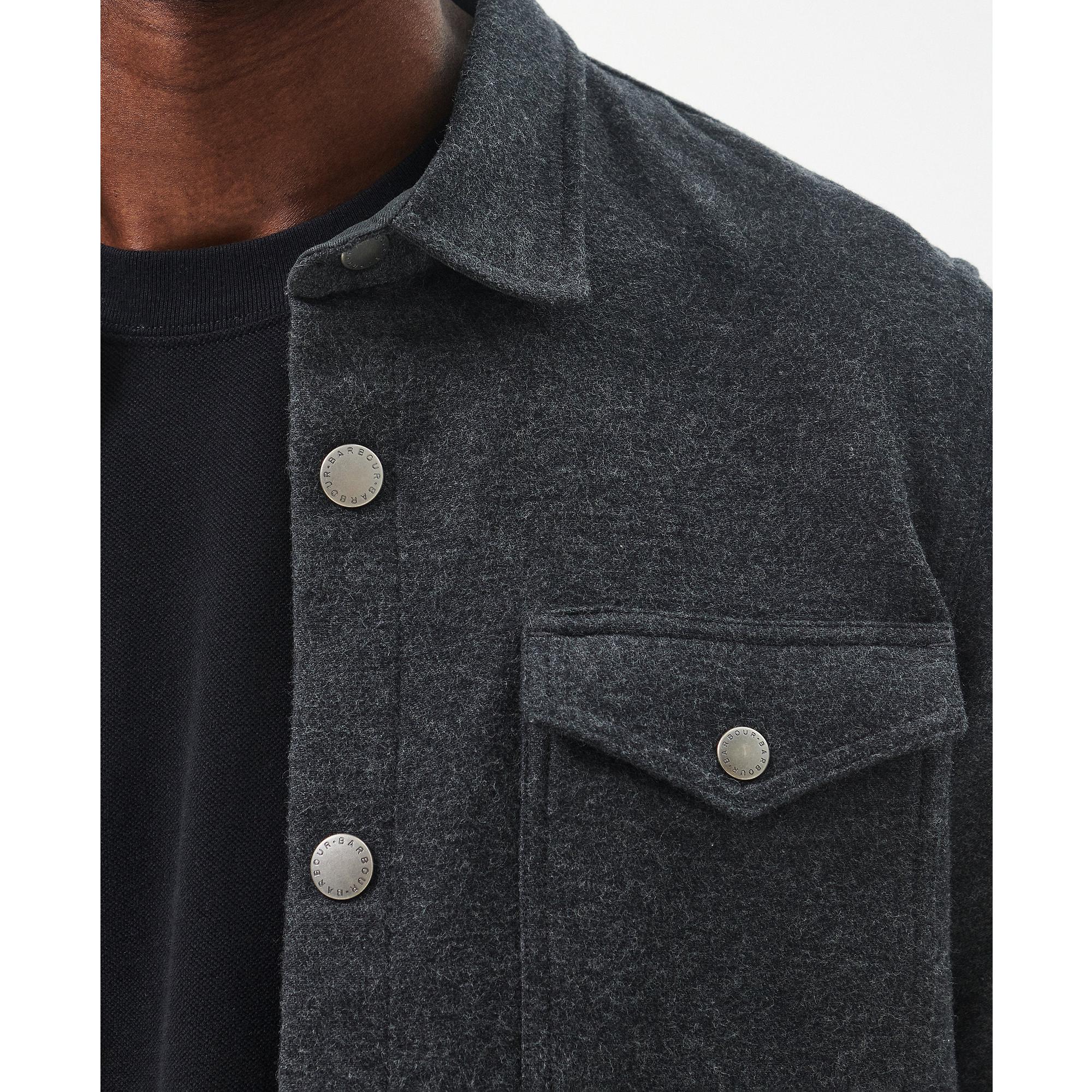 Product image 7 of 9 of Barbour Men's Carrbridge Overshirt - Smoke Marl