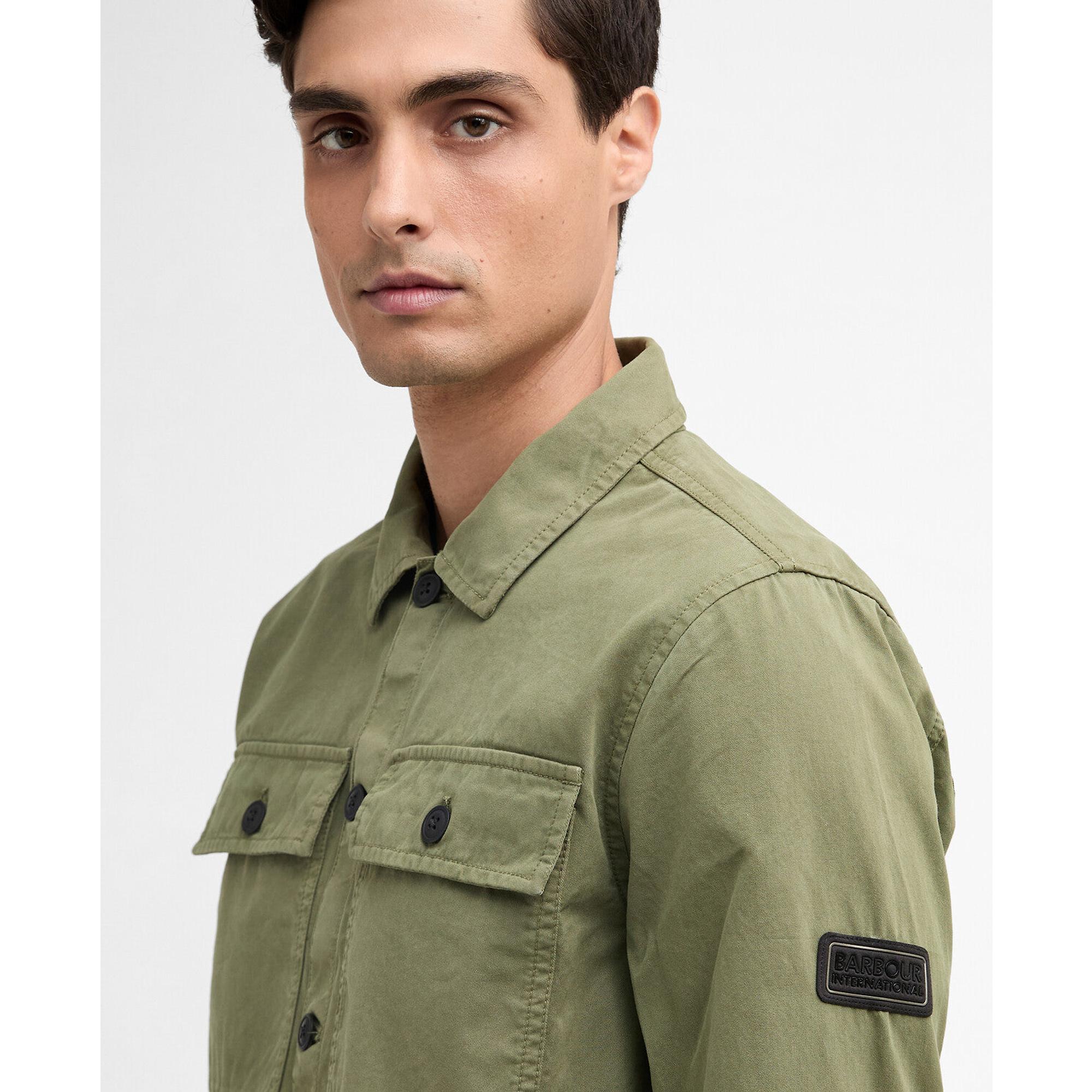 Product image 5 of 5 of Barbour International Men's Arlo Overshirt - Burnt Olive