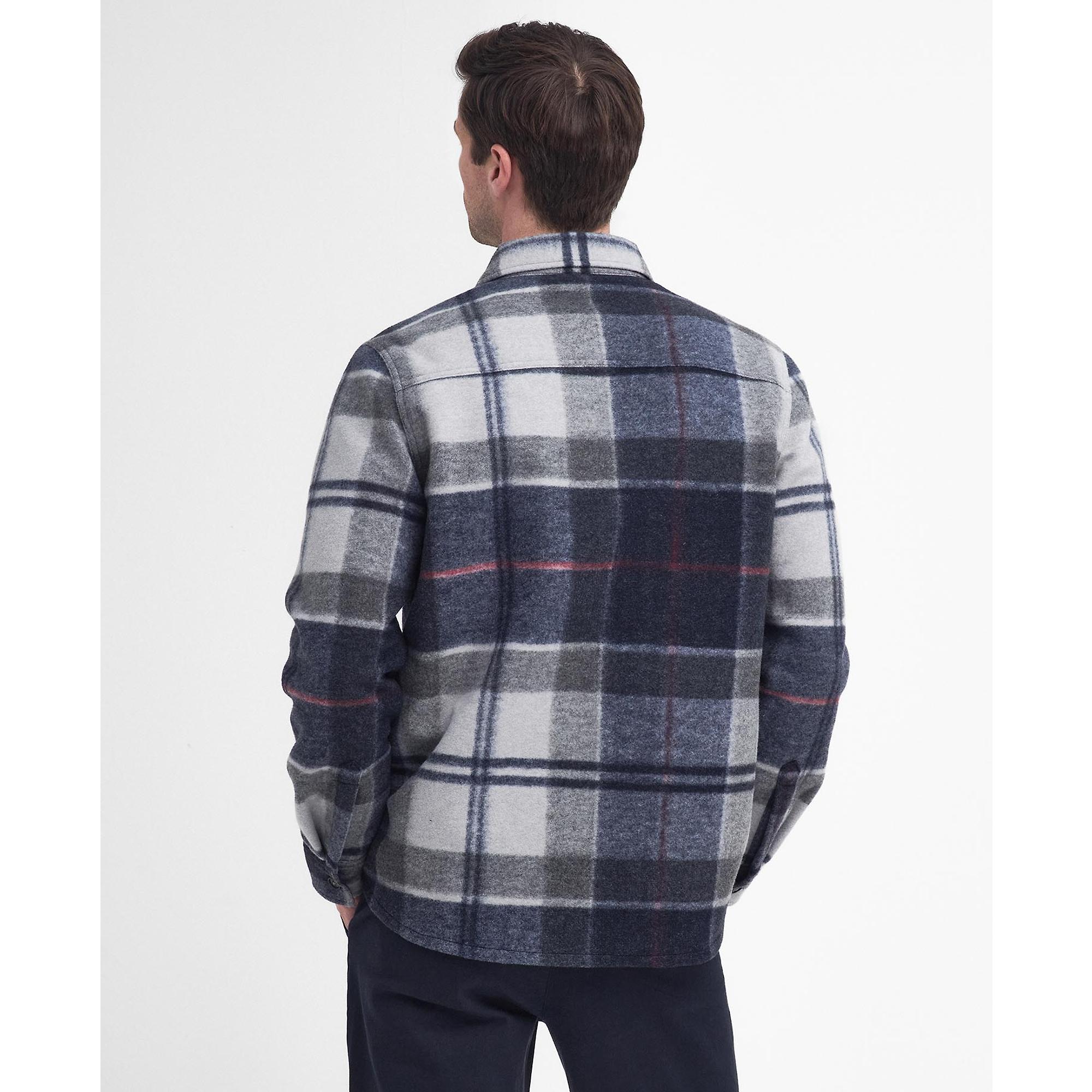 Product image 3 of 8 of Barbour Men's Chapter Check Overshirt - Blue Granite