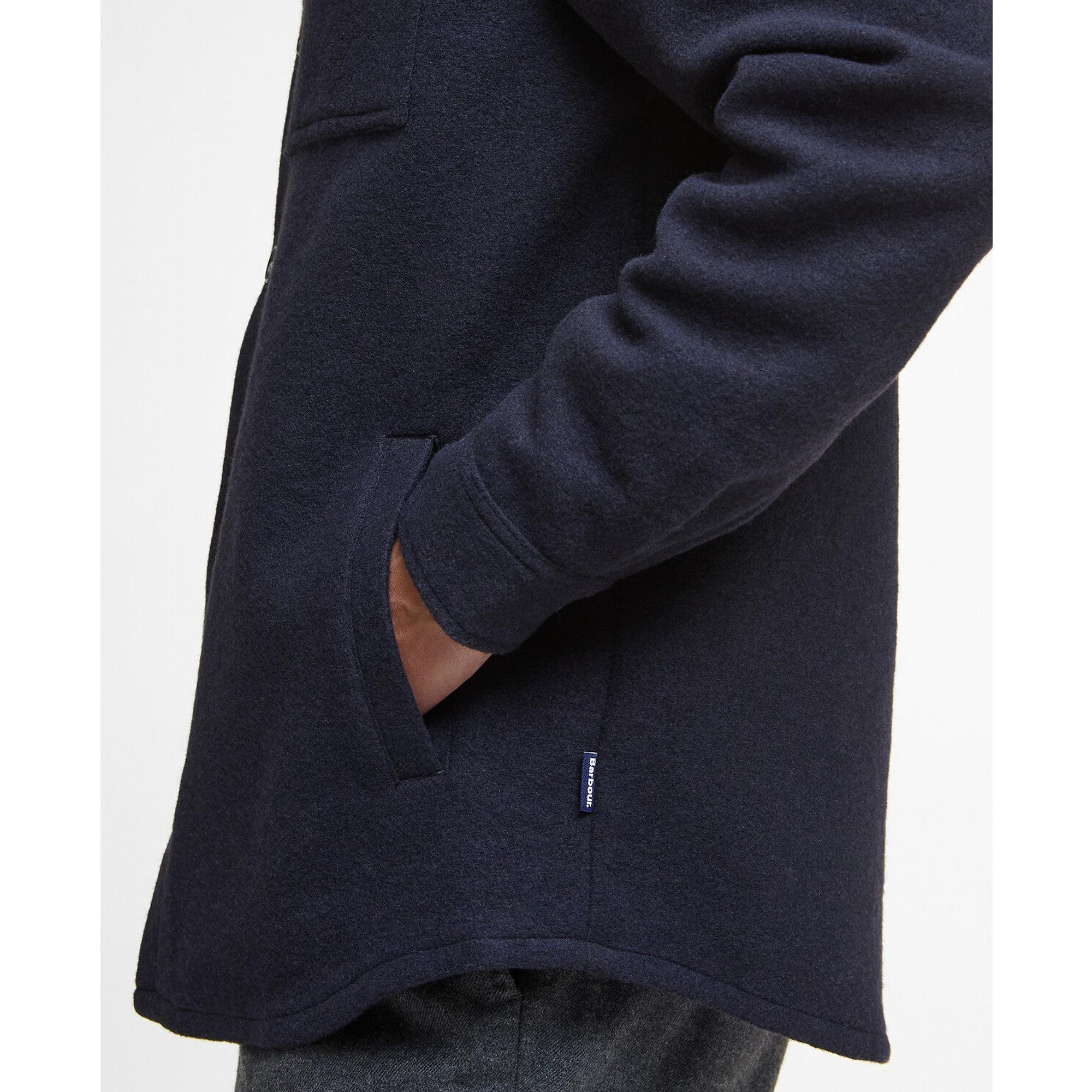 Product image 6 of 6 of Barbour Men's Marlow Tailored Wool Blend Overshirt - Navy Marl