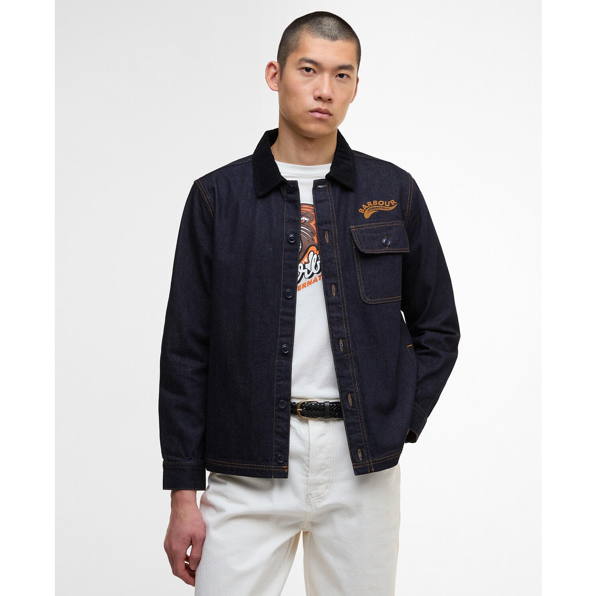 Product image 2 of 6 of Barbour International Men's Pitstop Denim Overshirt - Raw