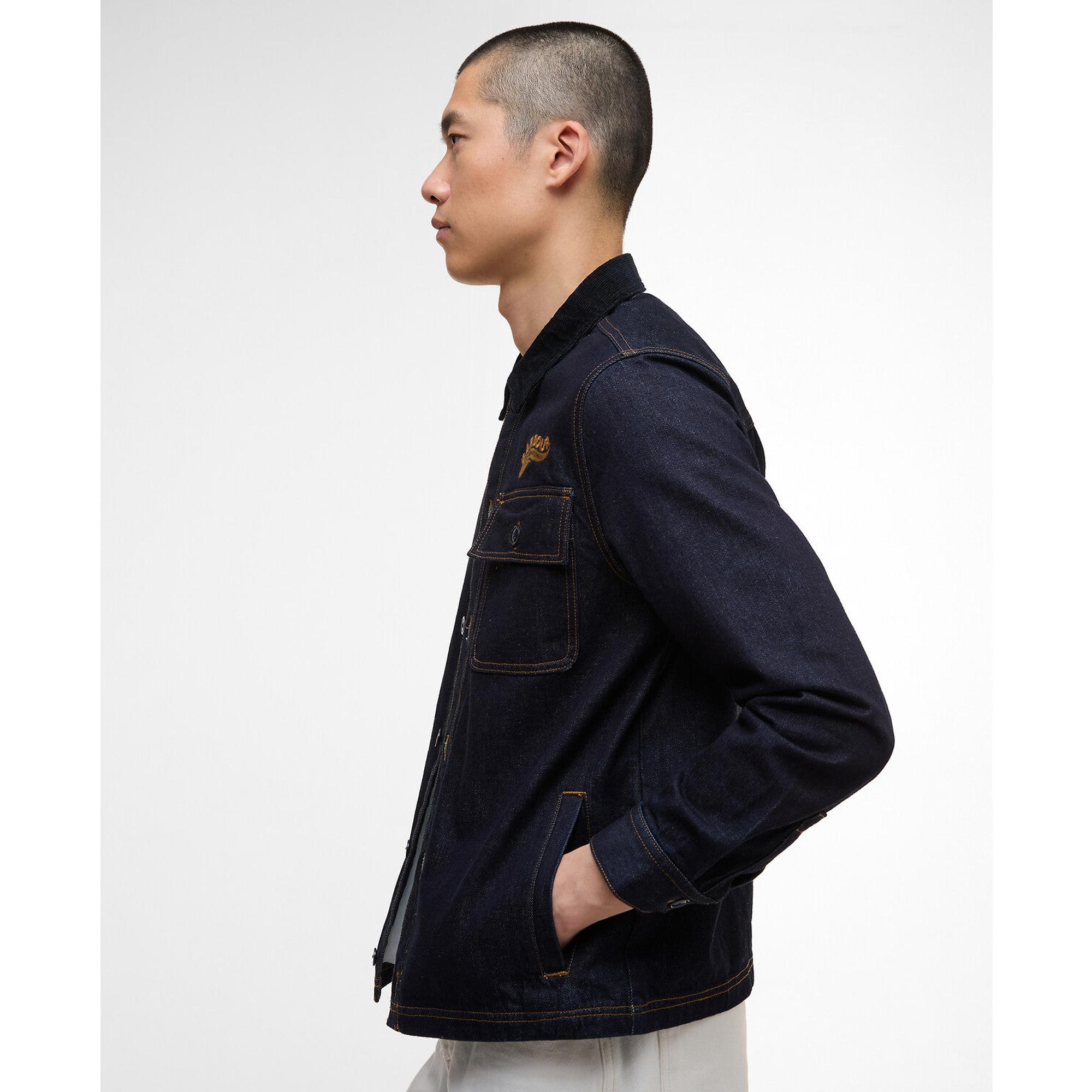 Product image 6 of 6 of Barbour International Men's Pitstop Denim Overshirt - Raw