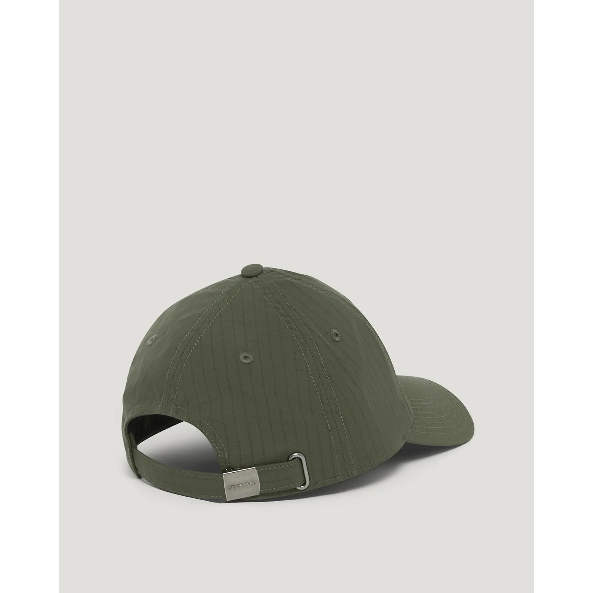 Product image 4 of 5 of Belstaff Compact Ripstop Mountain Logo Cap - Faded Olive