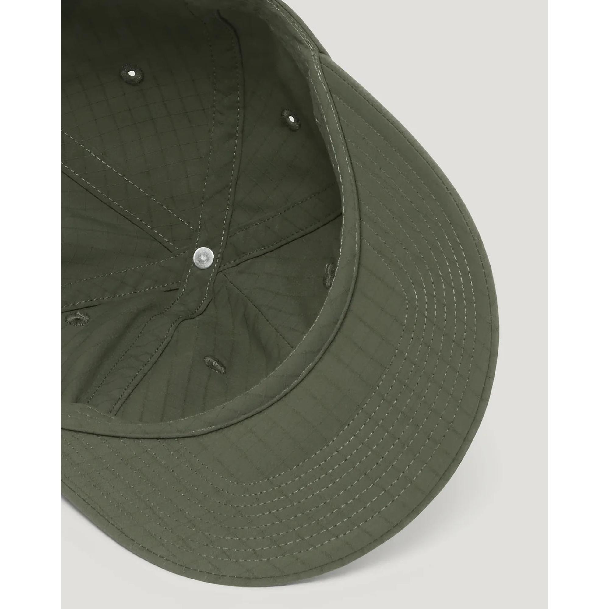 Product image 5 of 5 of Belstaff Compact Ripstop Mountain Logo Cap - Faded Olive