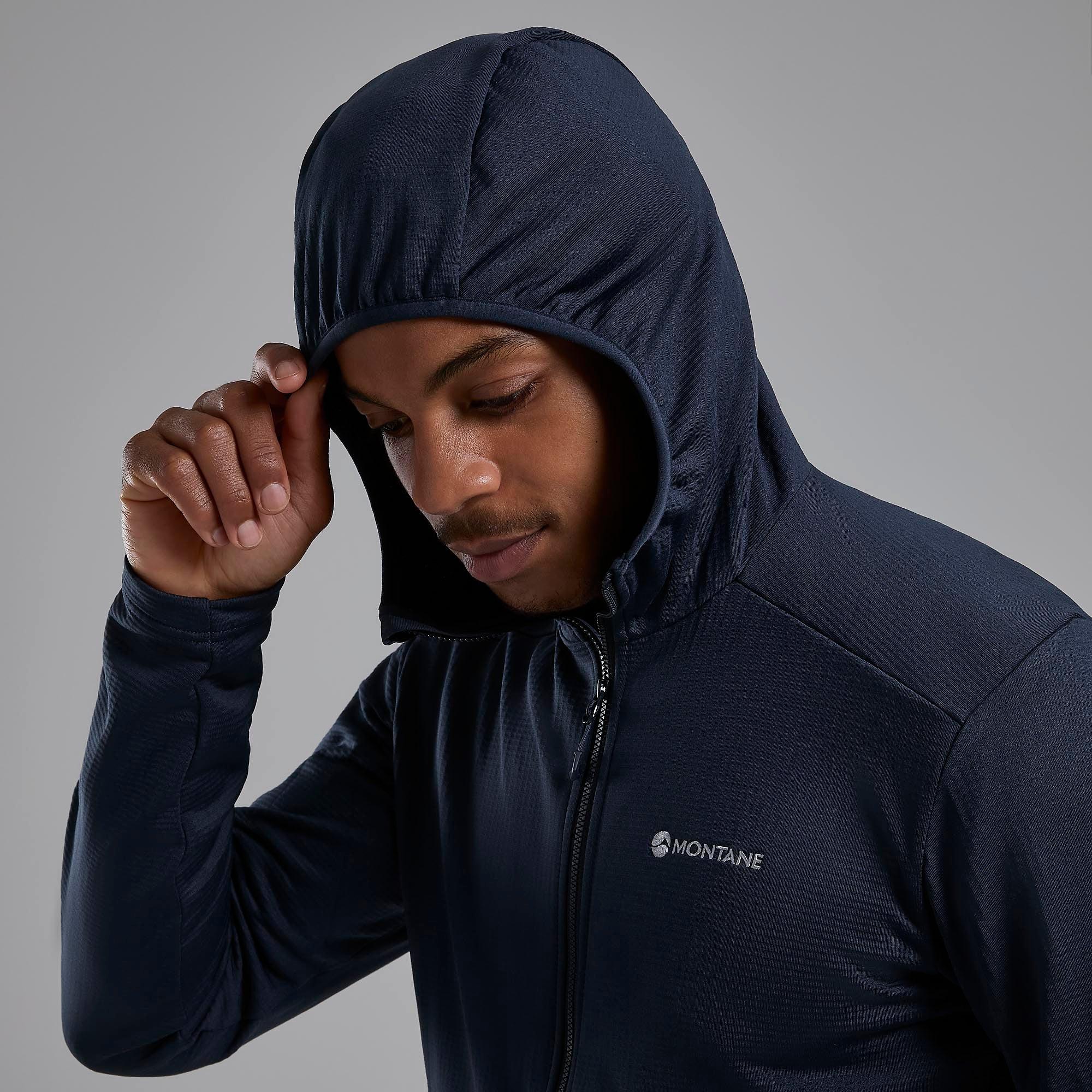 Product image 4 of 6 of Montane Men's Protium Hooded Fleece Jacket - Eclipse Blue