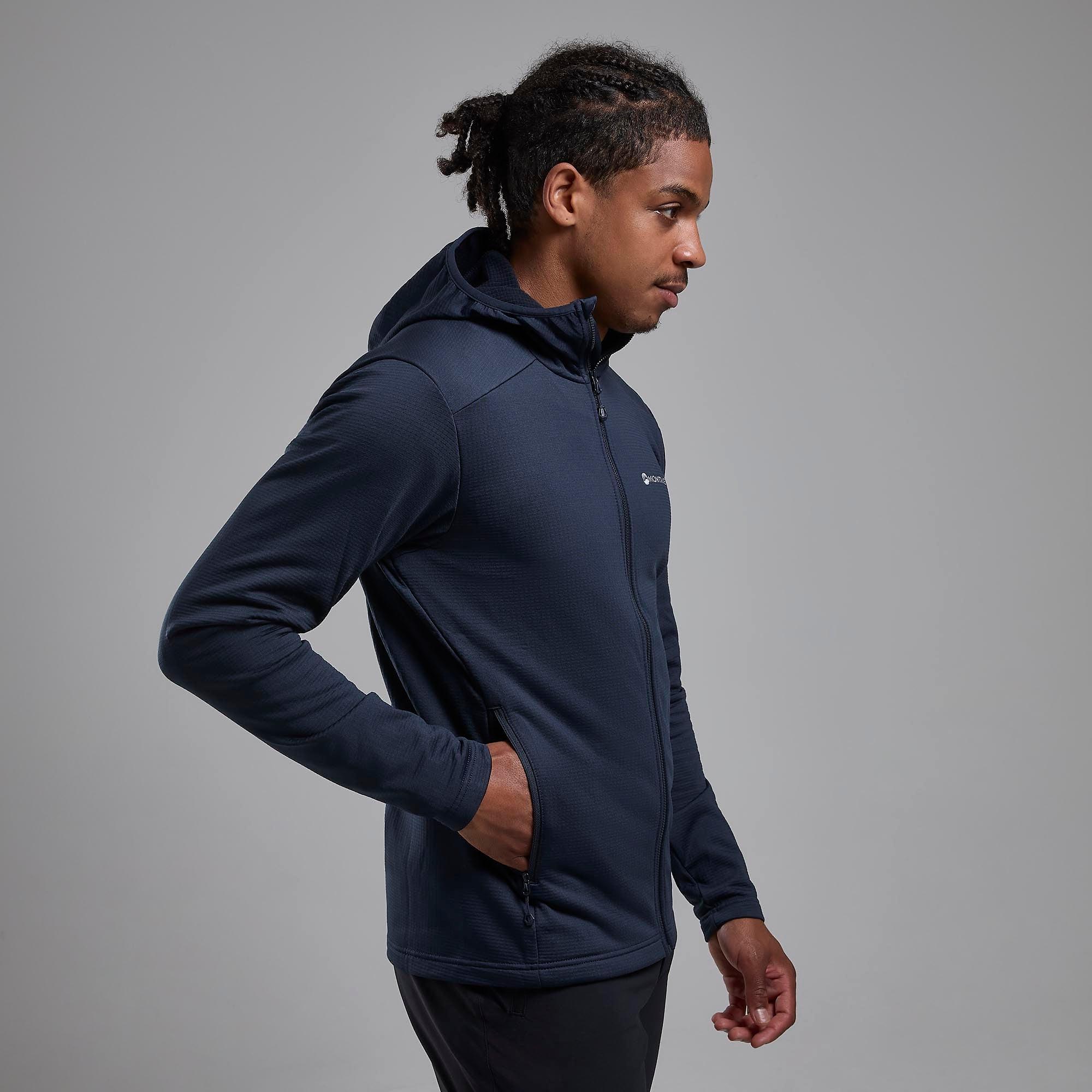 Product image 5 of 6 of Montane Men's Protium Hooded Fleece Jacket - Eclipse Blue