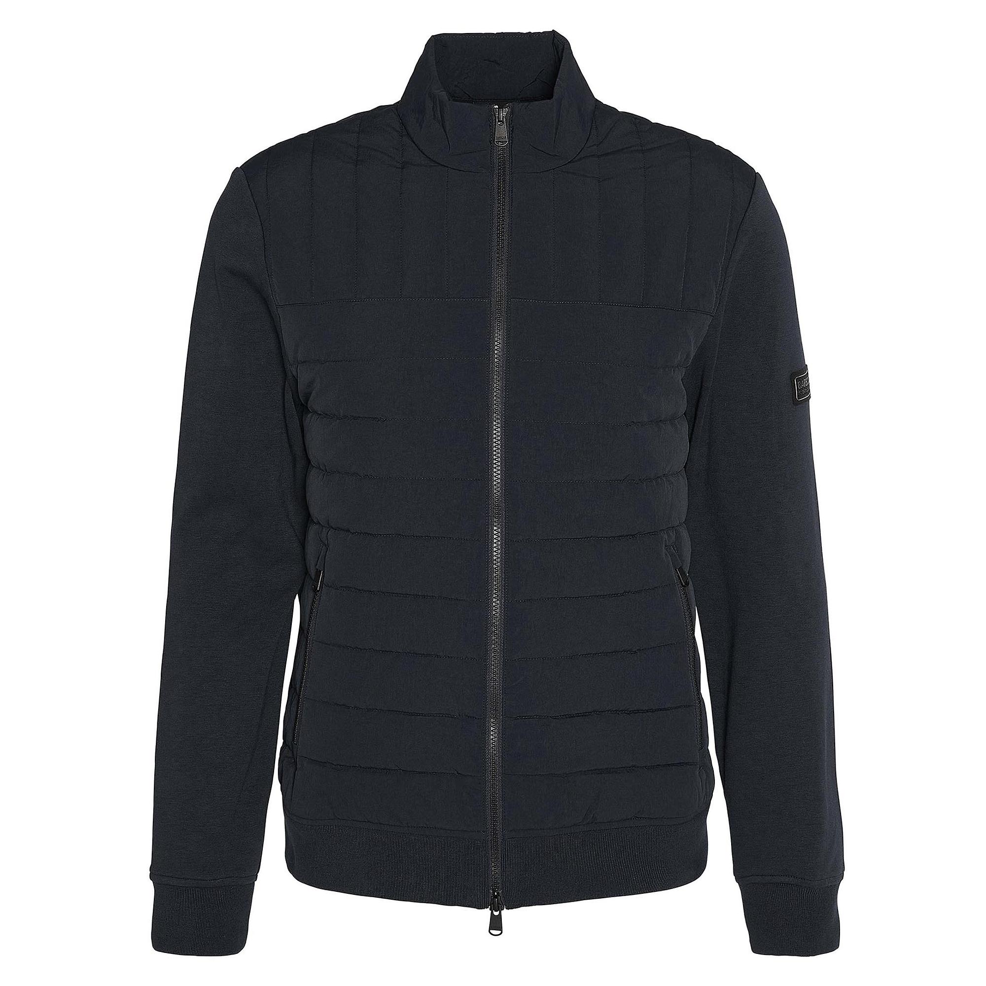 Product image 1 of 8 of Barbour International Men's Counter Quilted Sweatshirt - Black