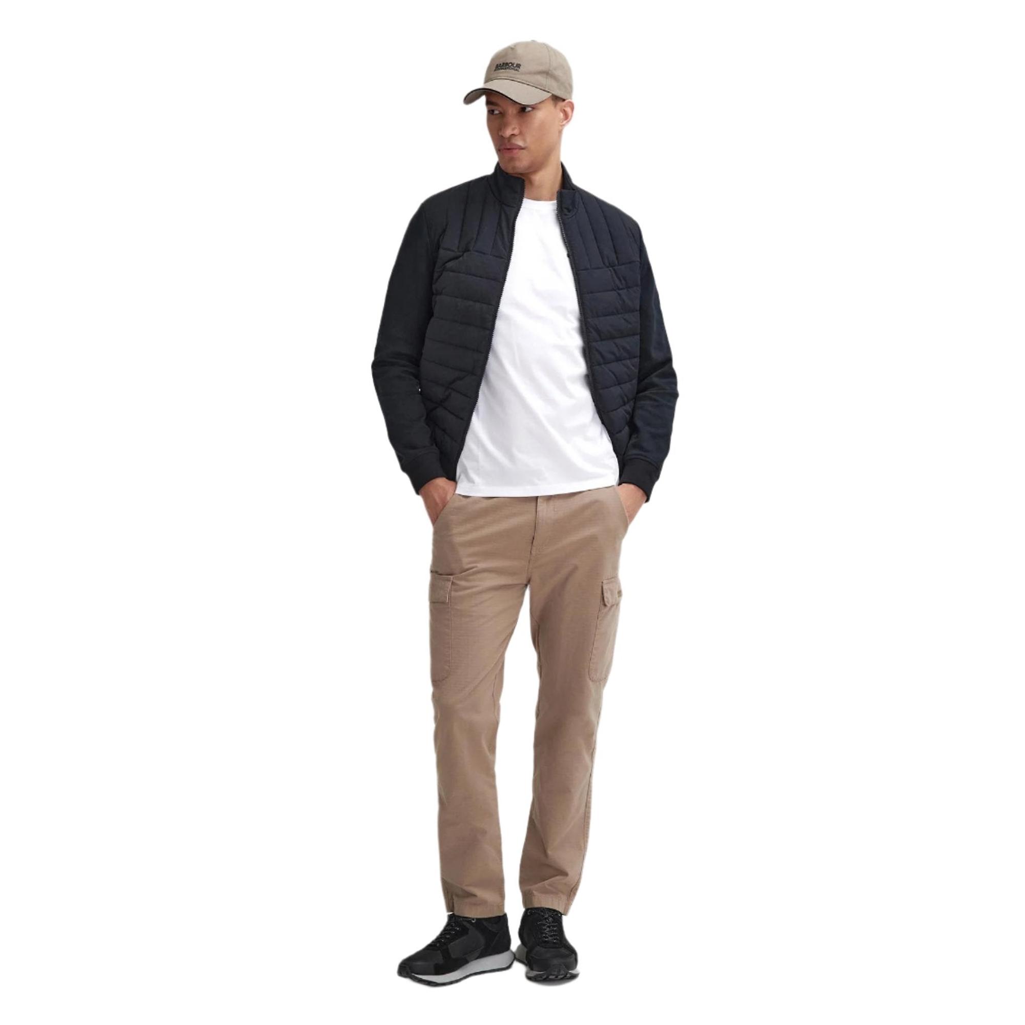 Product image 3 of 8 of Barbour International Men's Counter Quilted Sweatshirt - Black