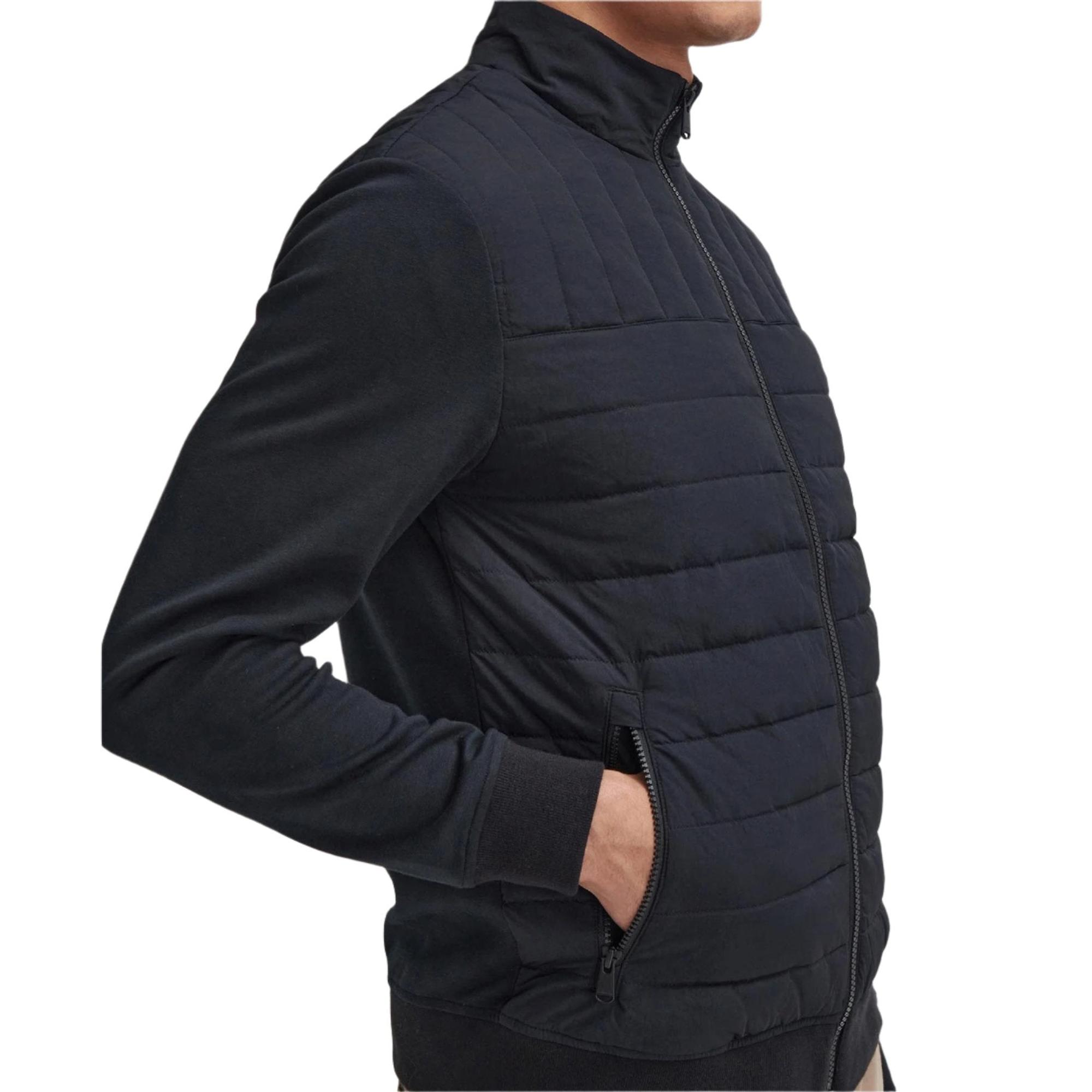 Product image 6 of 8 of Barbour International Men's Counter Quilted Sweatshirt - Black