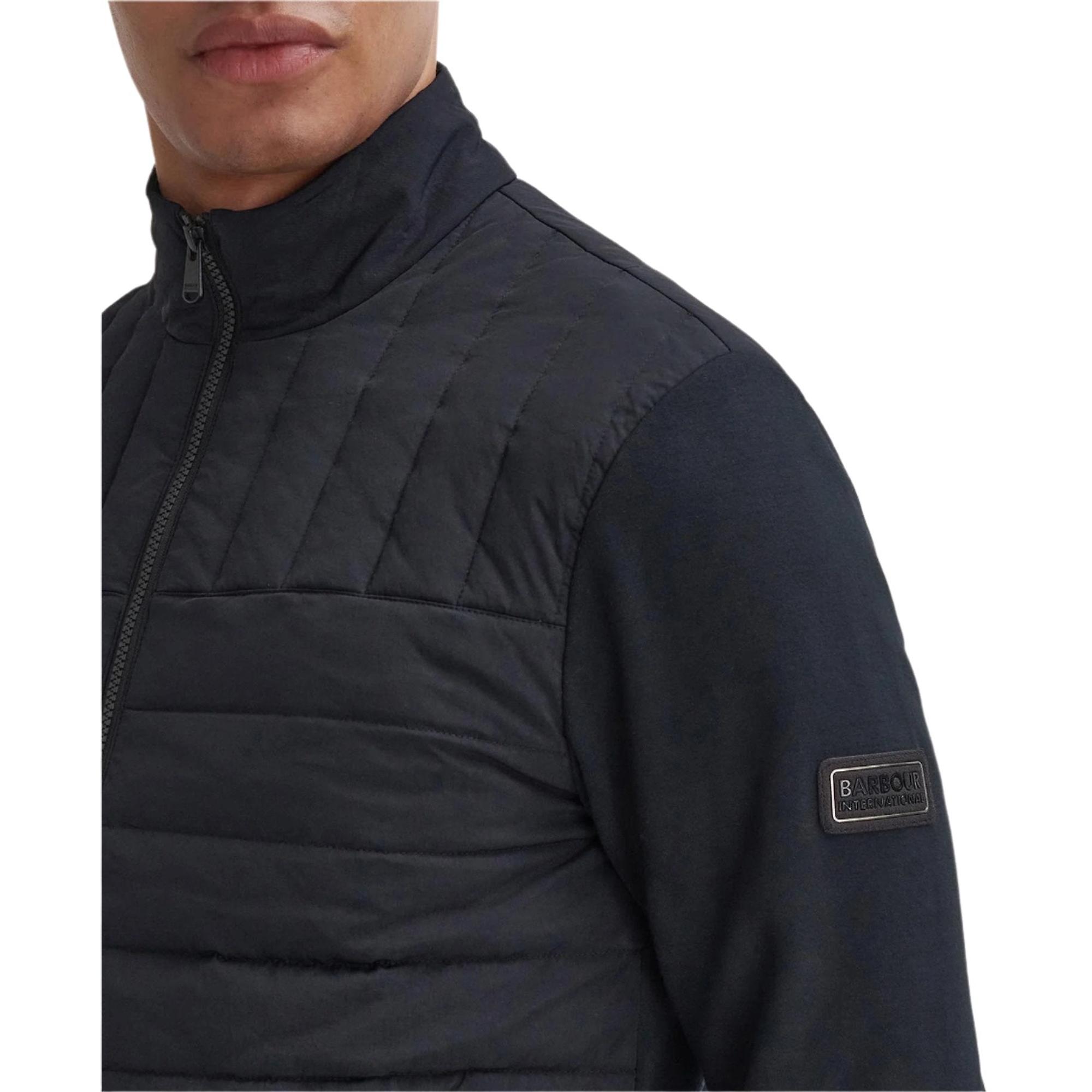 Product image 5 of 8 of Barbour International Men's Counter Quilted Sweatshirt - Black