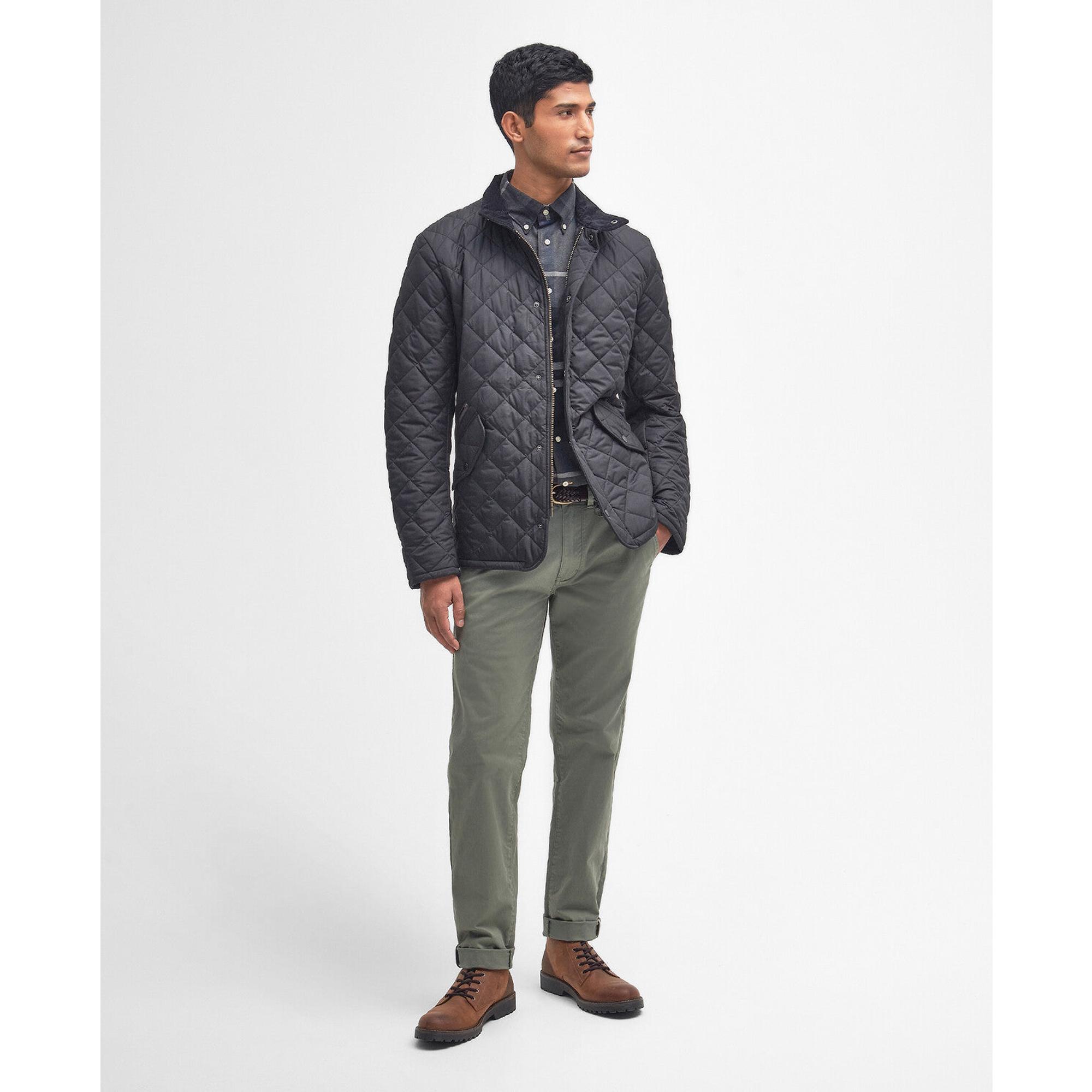 Product image 3 of 8 of Barbour Men's Chelsea Quilted Jacket - Black