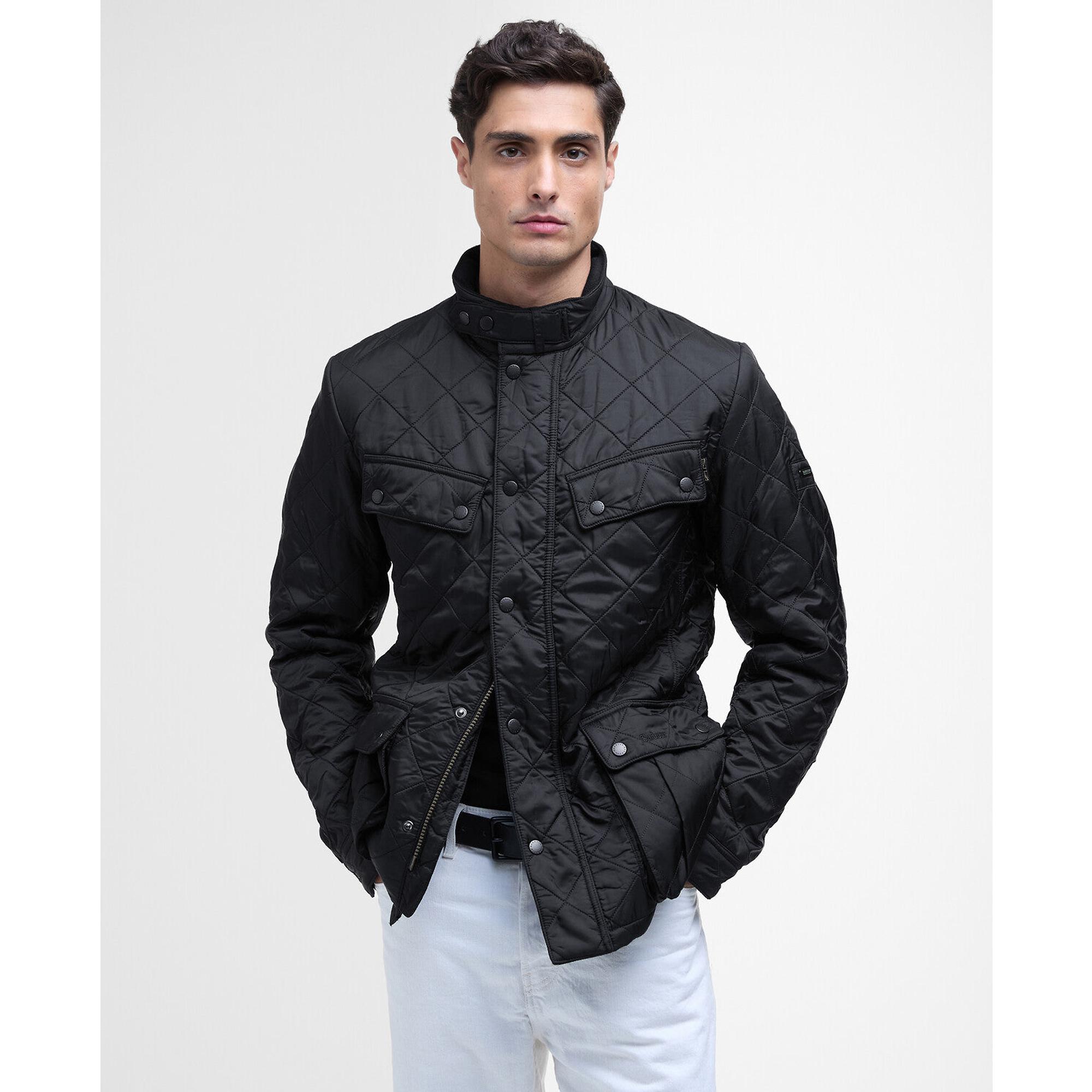 Product image 2 of 7 of Barbour International Men's Ariel Polarquilt Jacket - Black