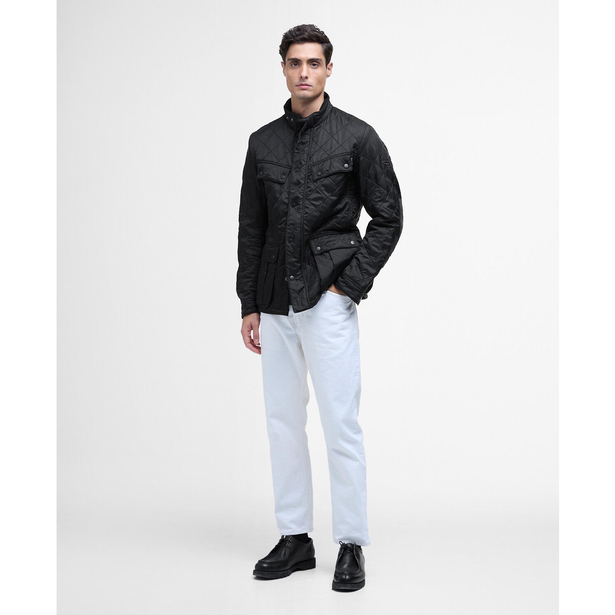 Product image 3 of 7 of Barbour International Men's Ariel Polarquilt Jacket - Black