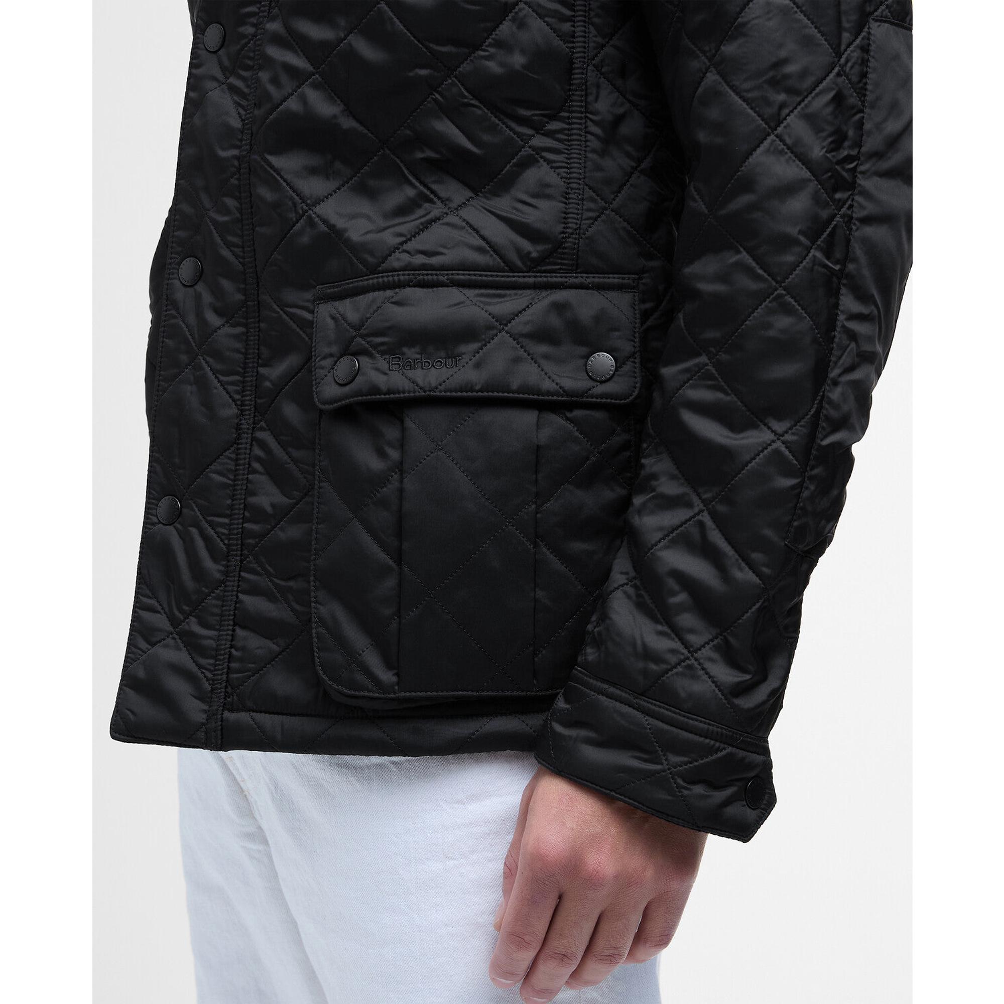Product image 7 of 7 of Barbour International Men's Ariel Polarquilt Jacket - Black