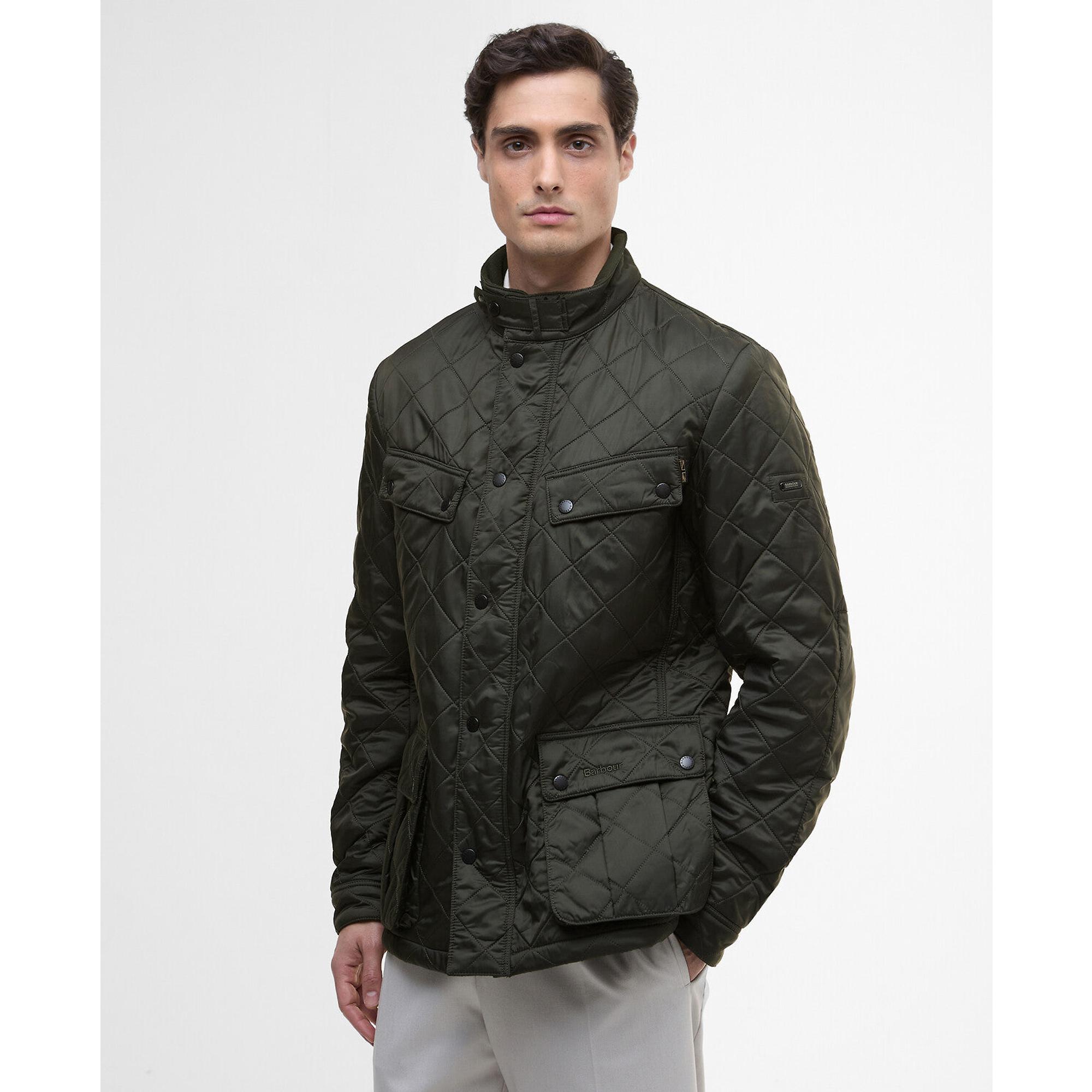 Product image 2 of 9 of Barbour International Men's Ariel Polarquilt Jacket - Sage