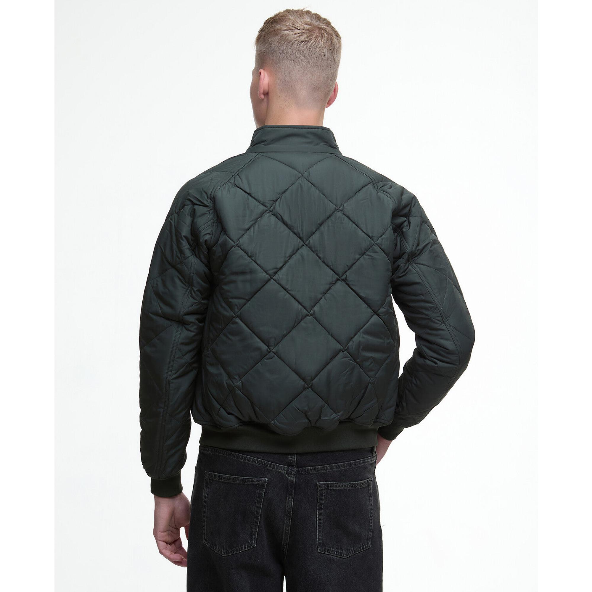 Product image 4 of 7 of Barbour International Men's Steve McQueen Merchant Quilted Jacket - Sage