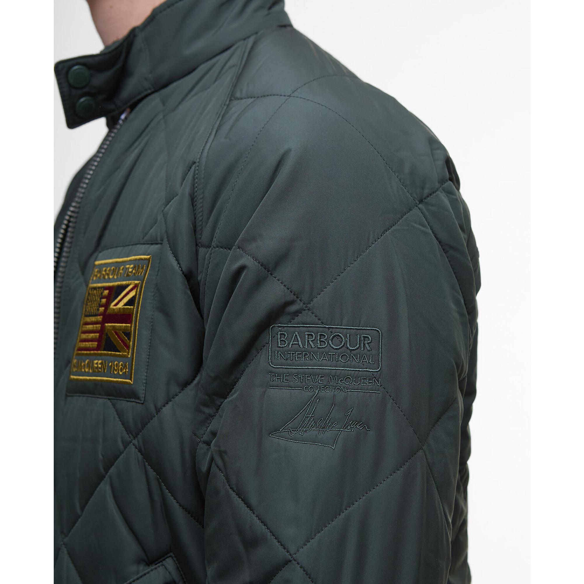 Product image 7 of 7 of Barbour International Men's Steve McQueen Merchant Quilted Jacket - Sage