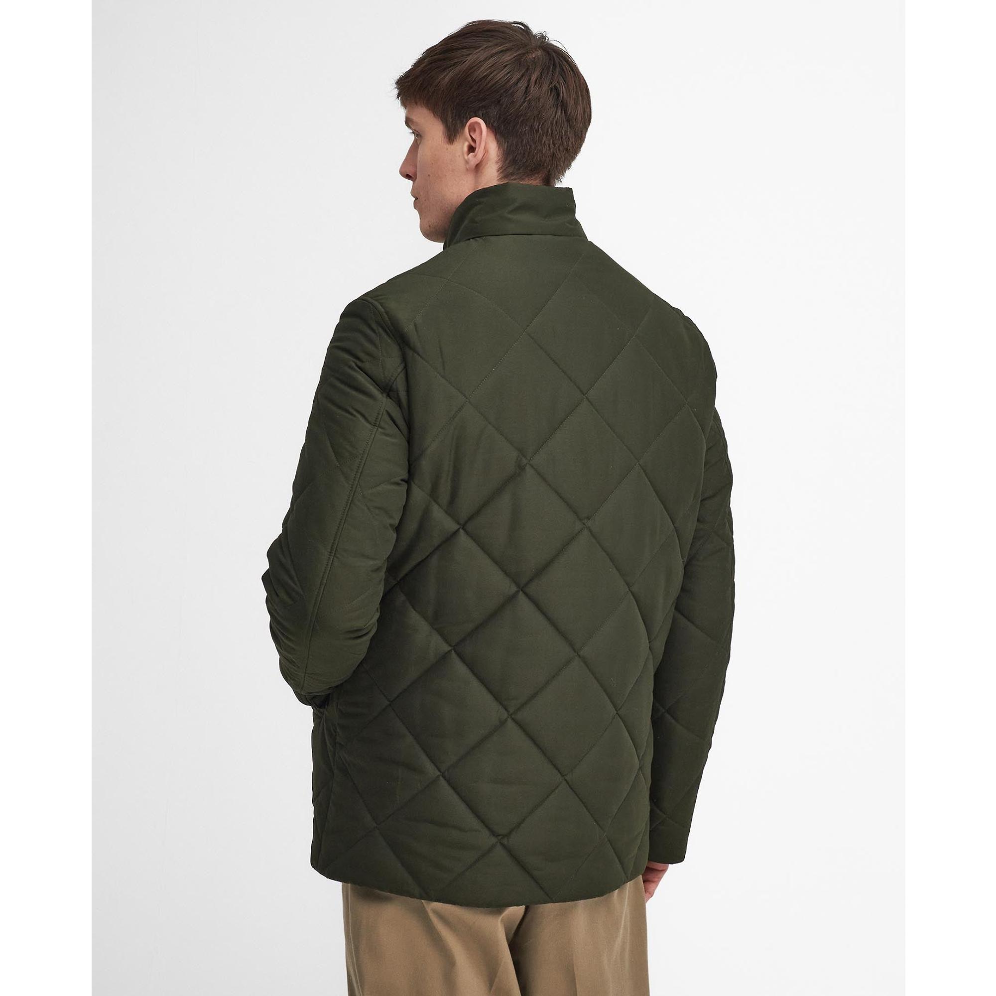 Product image 4 of 11 of Barbour Men's Winter Chelsea Quilted Jacket - Sage/Greenloch Tartan