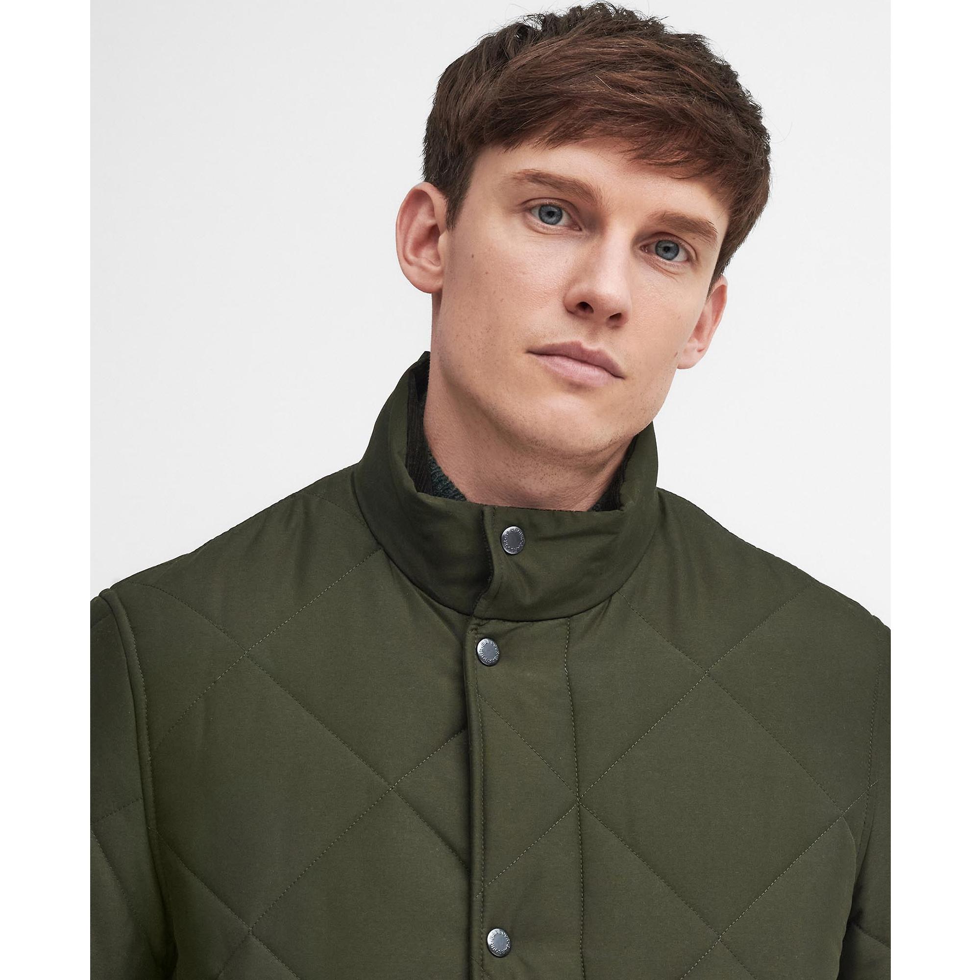 Product image 7 of 11 of Barbour Men's Winter Chelsea Quilted Jacket - Sage/Greenloch Tartan