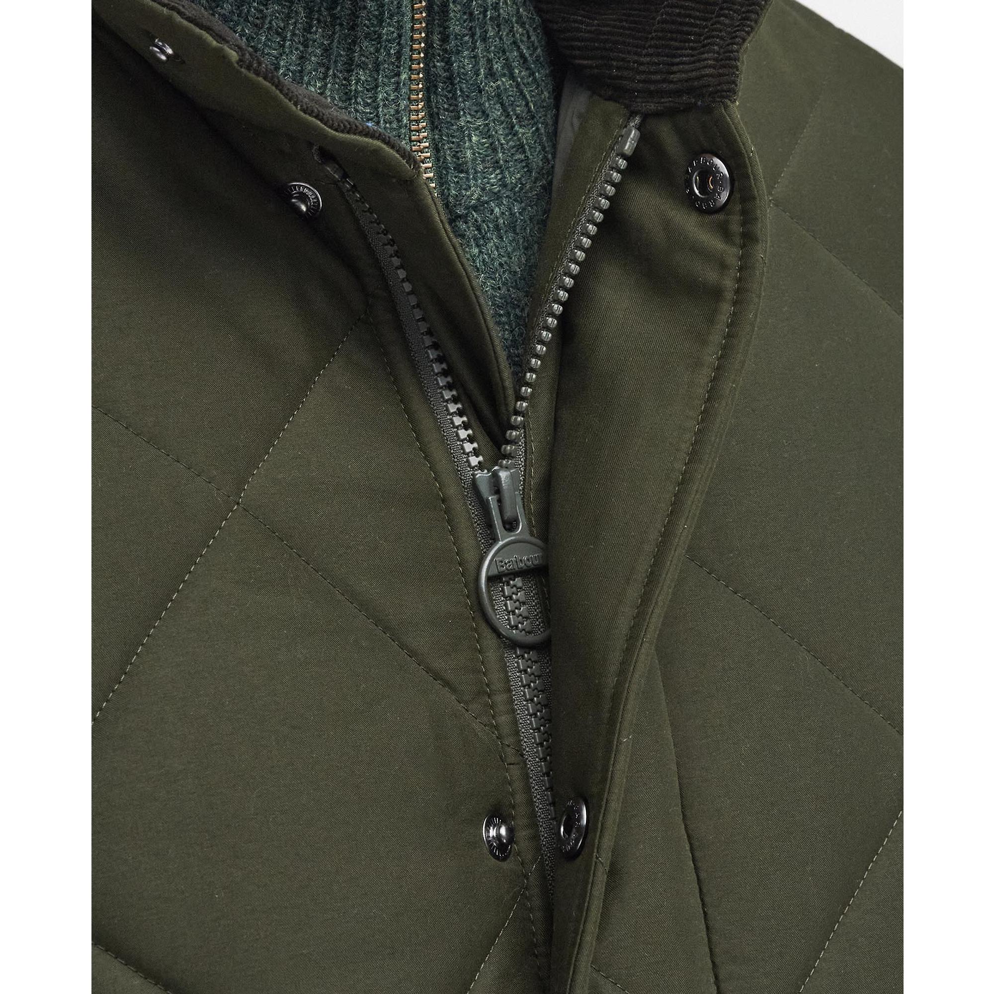 Product image 6 of 11 of Barbour Men's Winter Chelsea Quilted Jacket - Sage/Greenloch Tartan