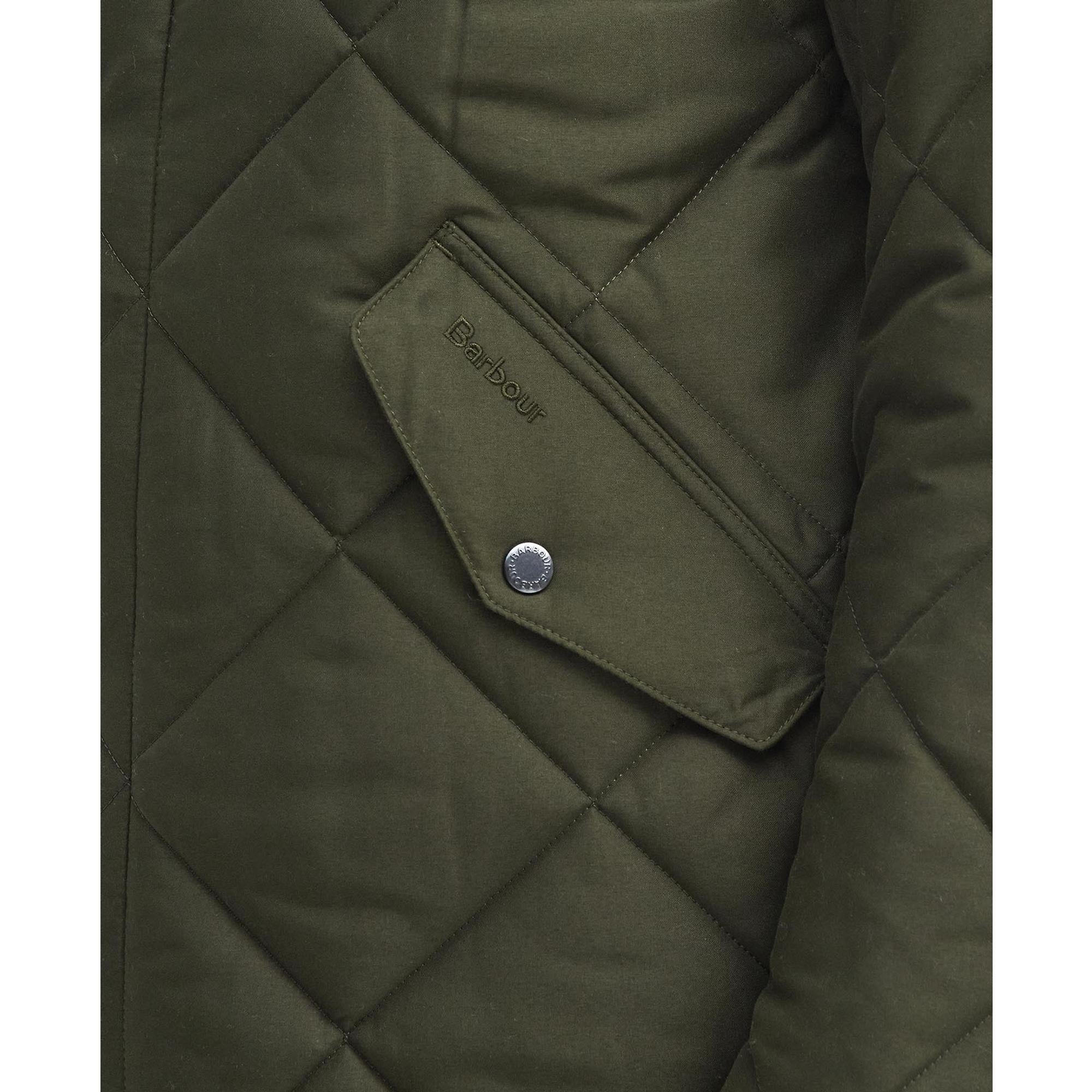 Product image 10 of 11 of Barbour Men's Winter Chelsea Quilted Jacket - Sage/Greenloch Tartan