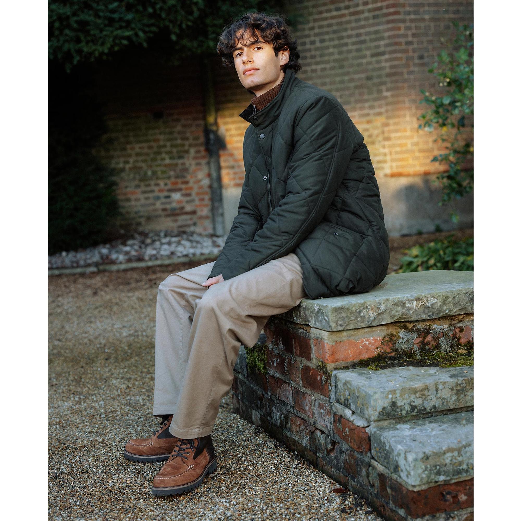 Product image 11 of 11 of Barbour Men's Winter Chelsea Quilted Jacket - Sage/Greenloch Tartan