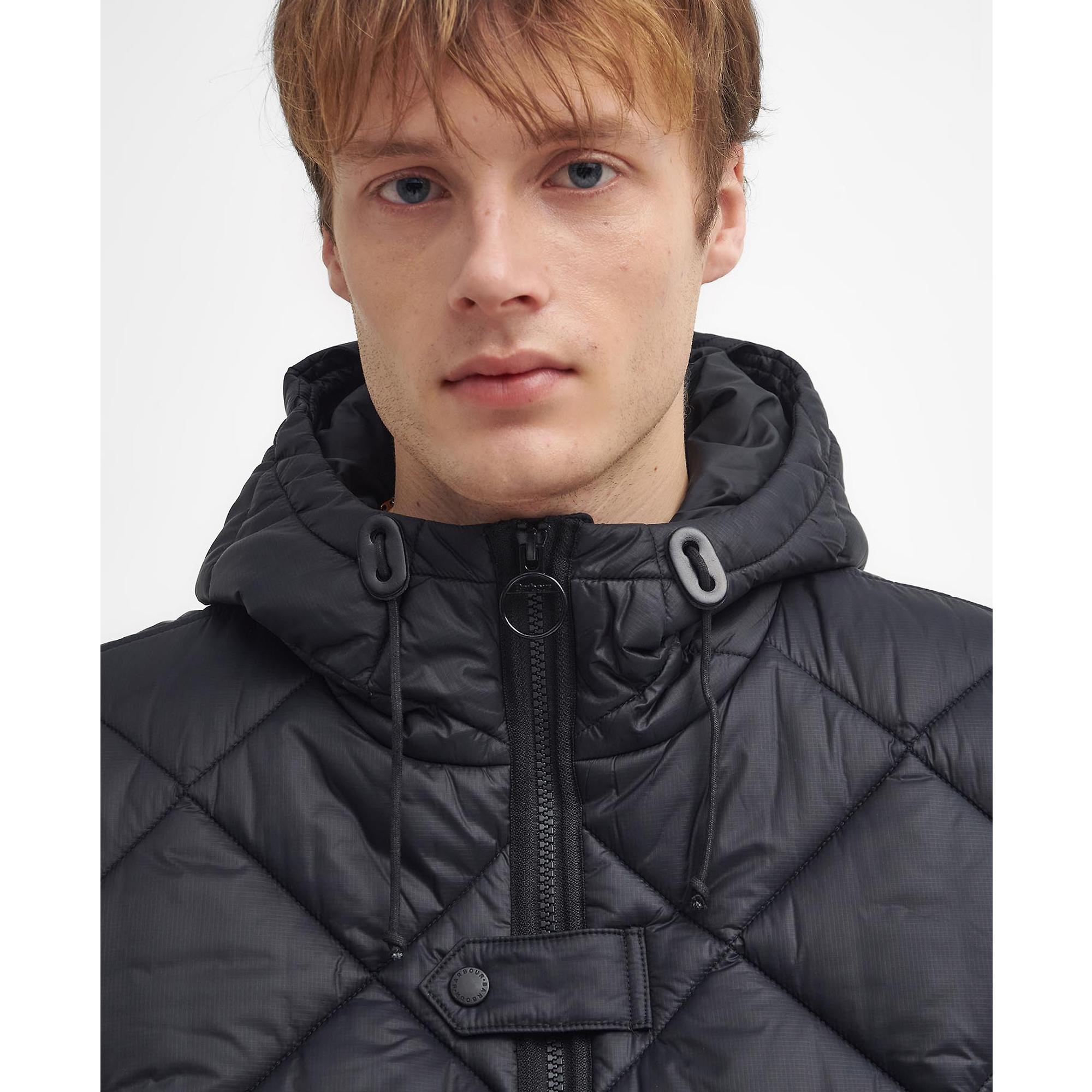 Product image 6 of 9 of Barbour Men's Re-Engineered Endurance Quilted Jacket - Black