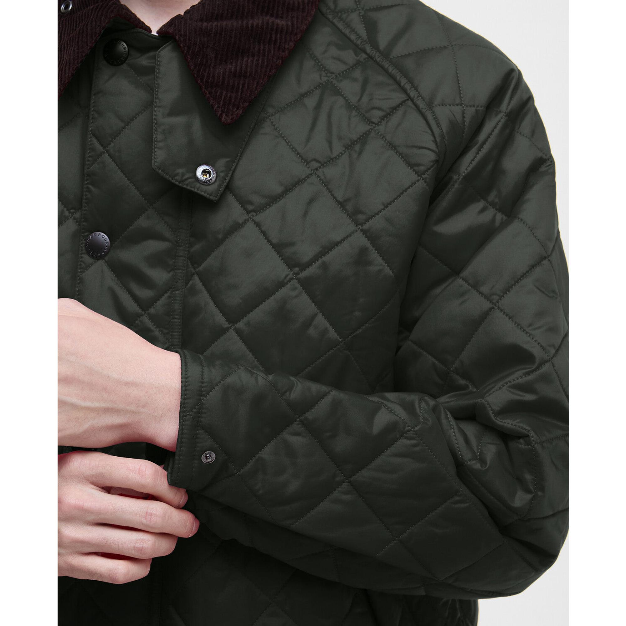 Product image 7 of 17 of Barbour Men's OS Transport Quilted Jacket - Sage