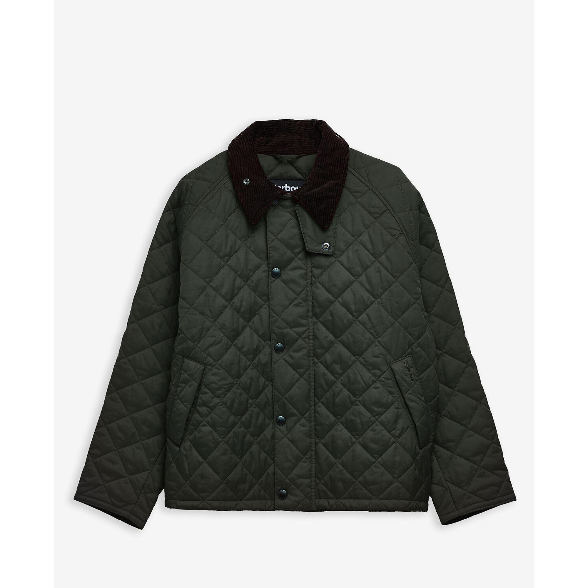 Product image 9 of 17 of Barbour Men's OS Transport Quilted Jacket - Sage