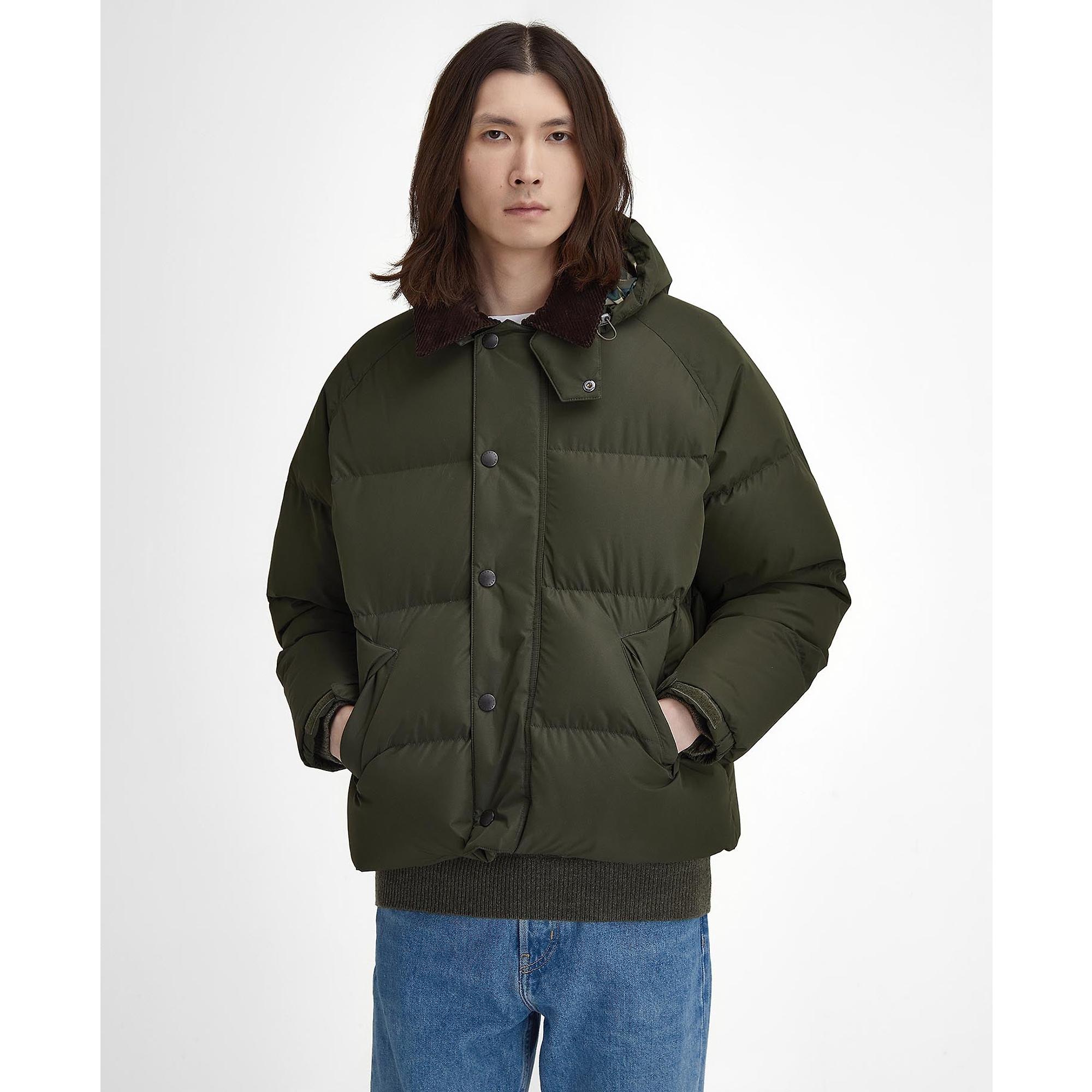 Product image 3 of 8 of Barbour Men's Oversized Transport Quilted Jacket - Sage