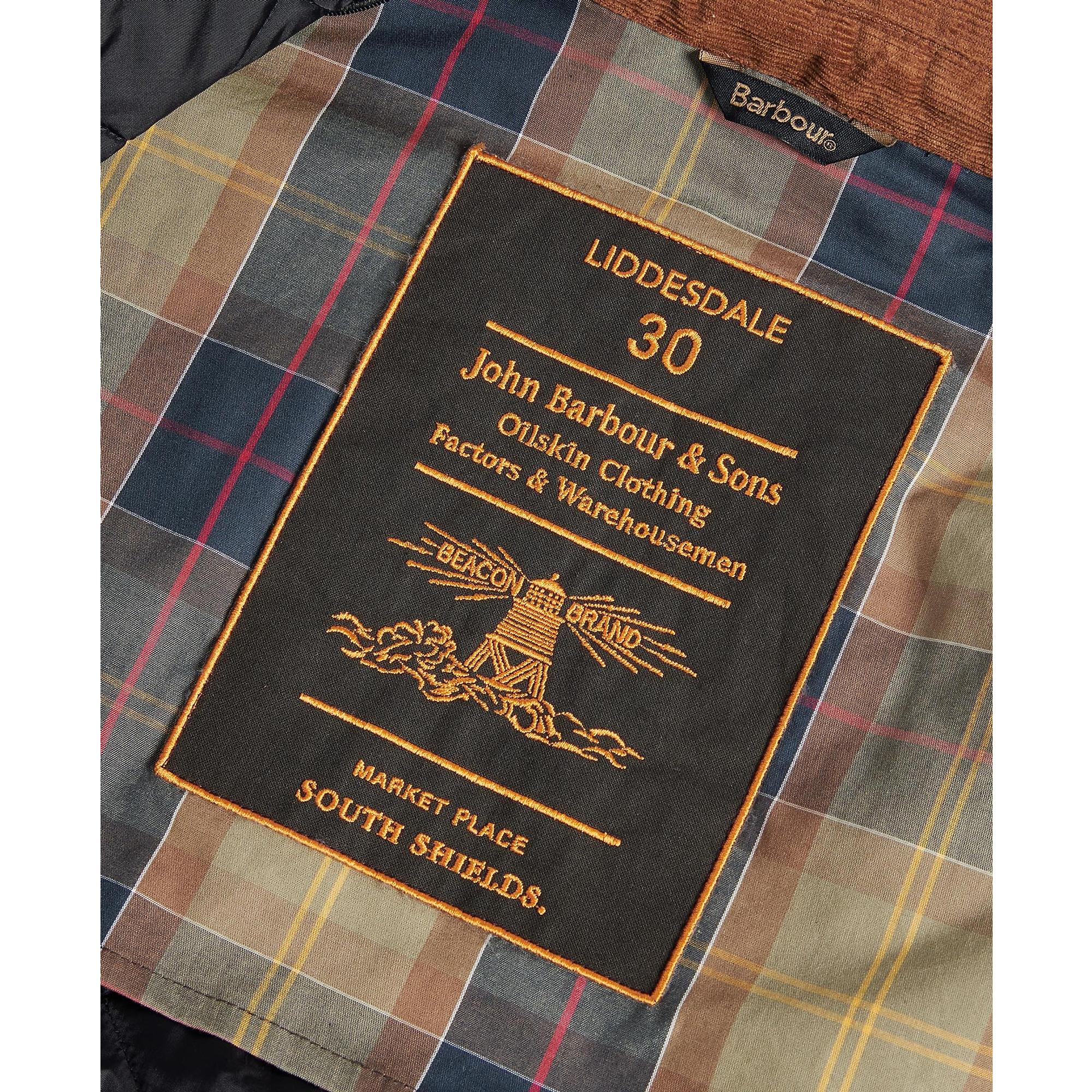 Product image 3 of 13 of Barbour Men's 30th Anniversary Liddesdale Quilted Jacket - Black