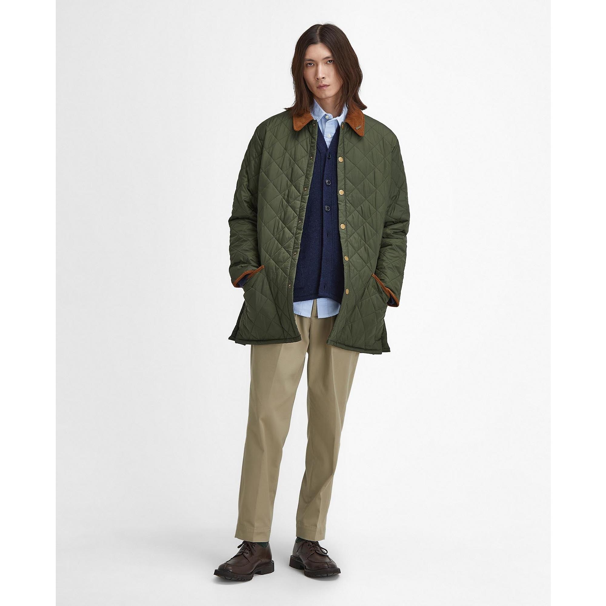 Product image 7 of 13 of Barbour Men's 30th Anniversary Liddesdale Quilted Jacket - Olive