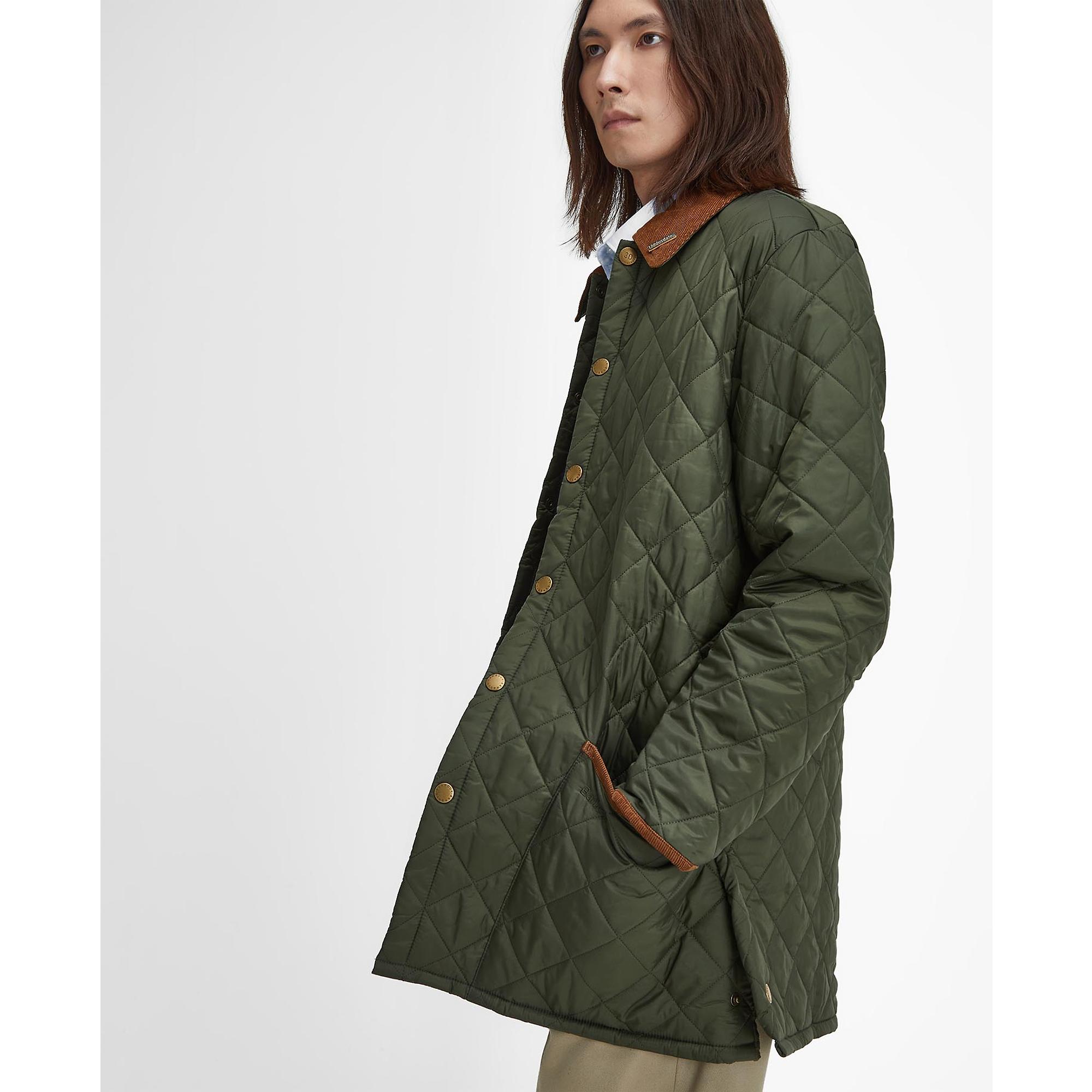 Product image 8 of 13 of Barbour Men's 30th Anniversary Liddesdale Quilted Jacket - Olive