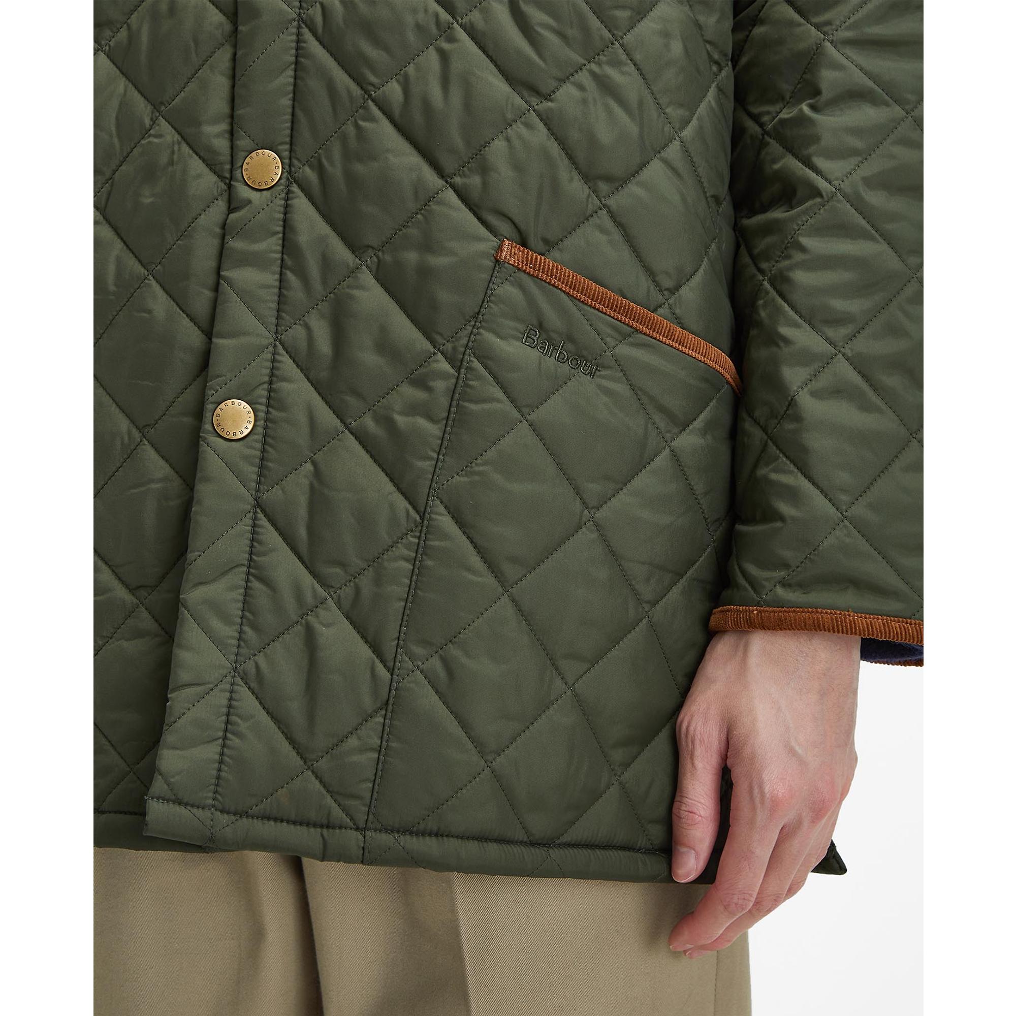 Product image 6 of 13 of Barbour Men's 30th Anniversary Liddesdale Quilted Jacket - Olive