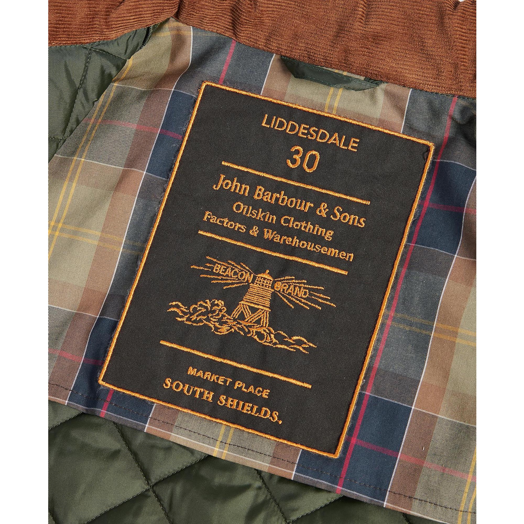 Product image 3 of 13 of Barbour Men's 30th Anniversary Liddesdale Quilted Jacket - Olive