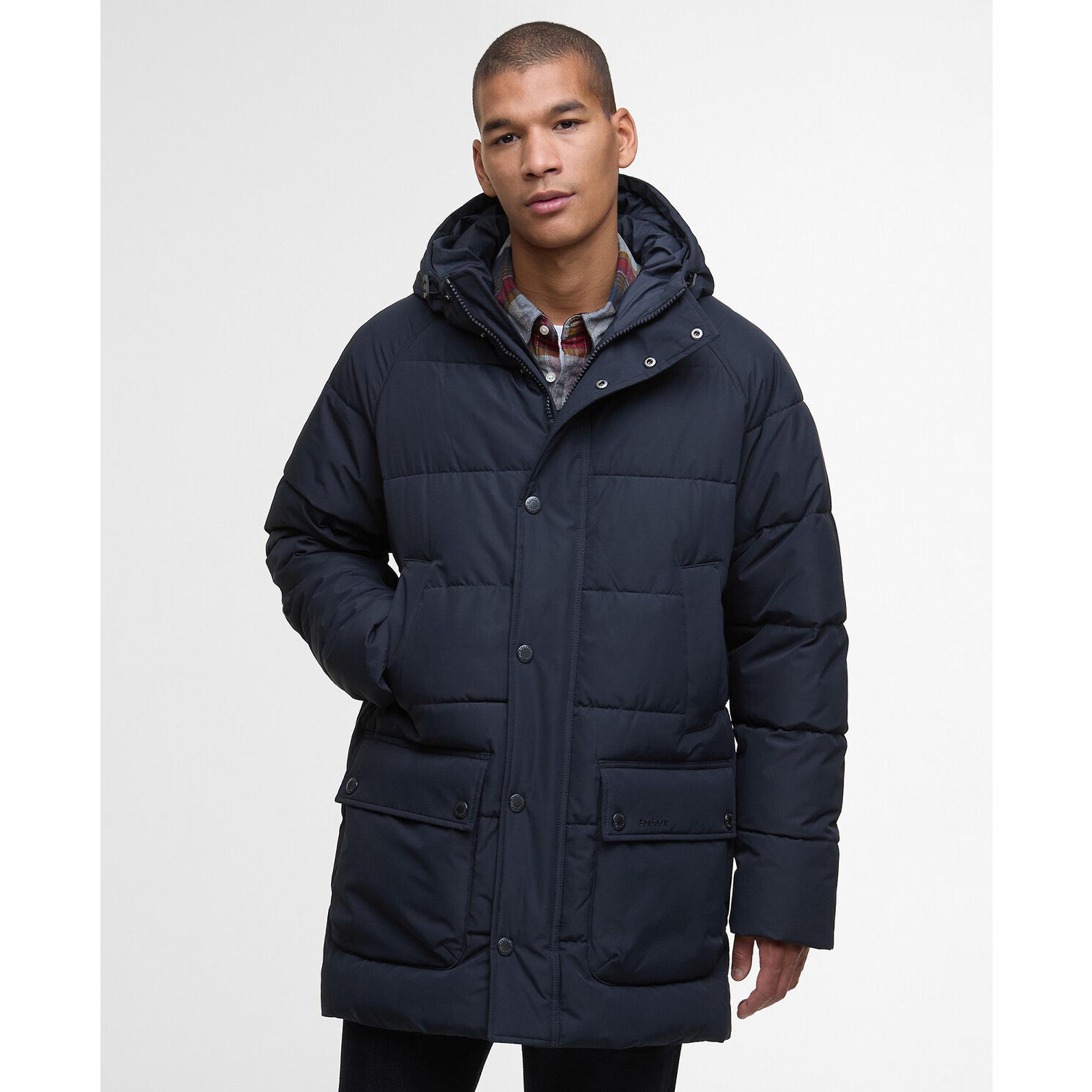 Product image 2 of 7 of Barbour Men's Hooded Bedale Puffer Jacket - Dark Navy
