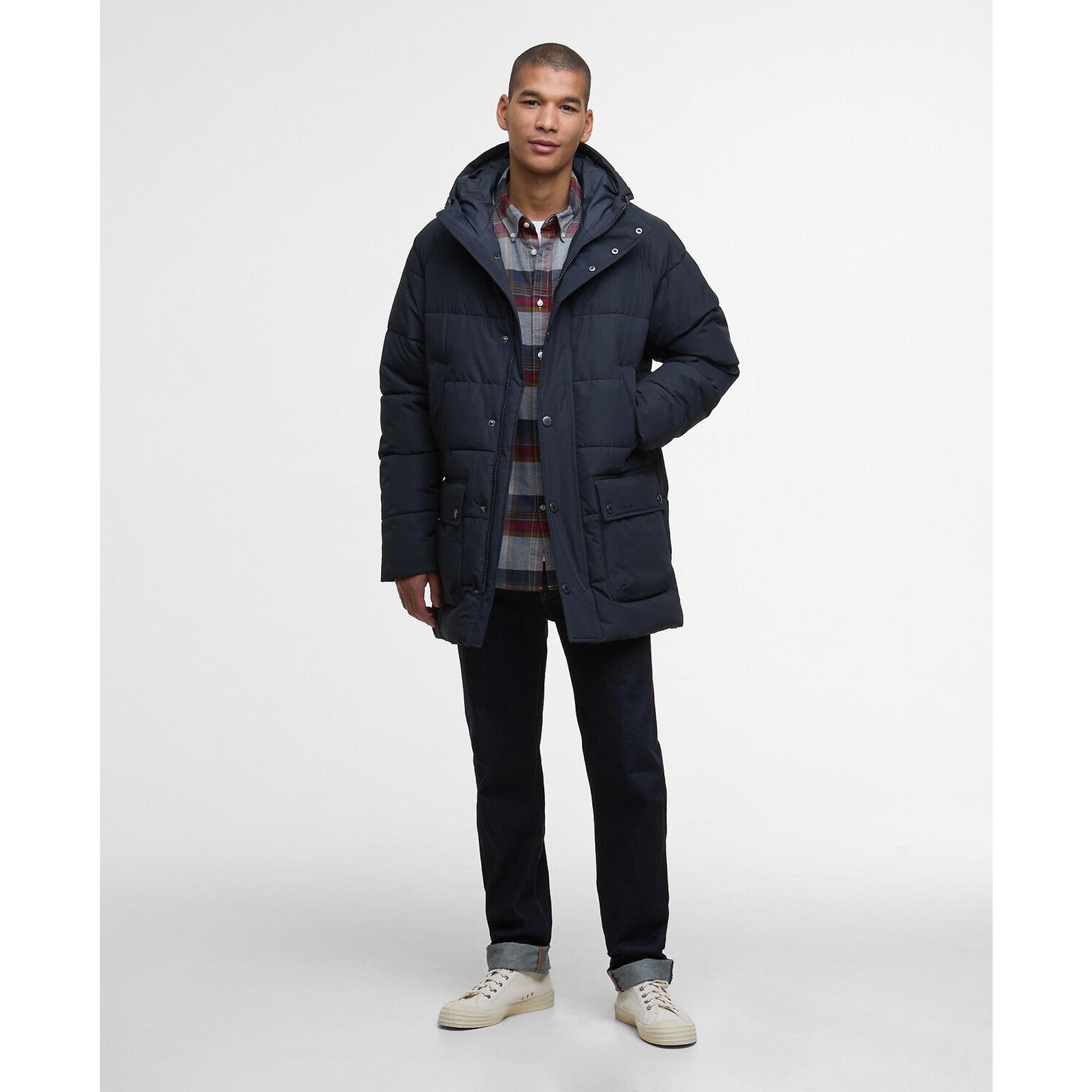 Product image 3 of 7 of Barbour Men's Hooded Bedale Puffer Jacket - Dark Navy