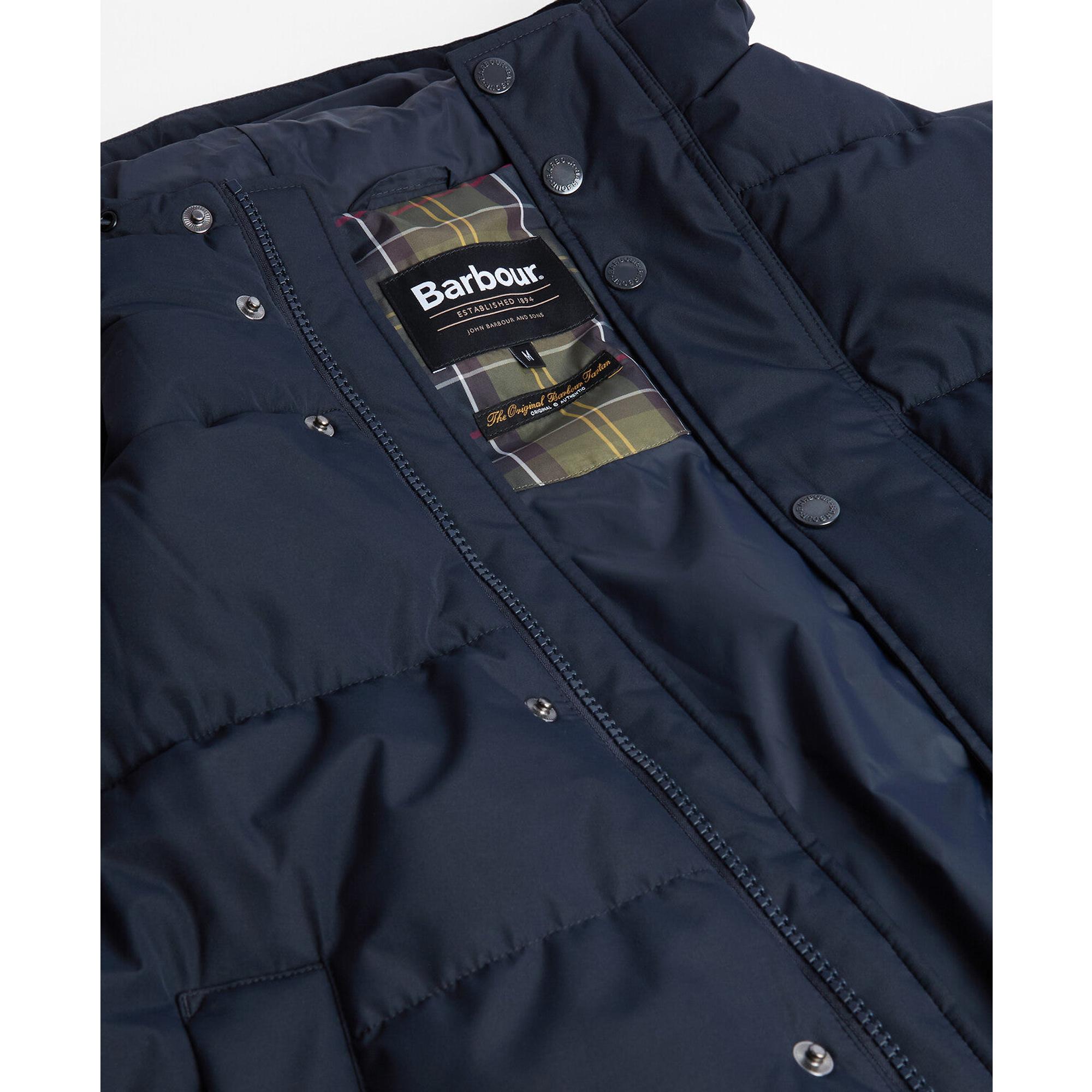 Product image 7 of 7 of Barbour Men's Hooded Bedale Puffer Jacket - Dark Navy