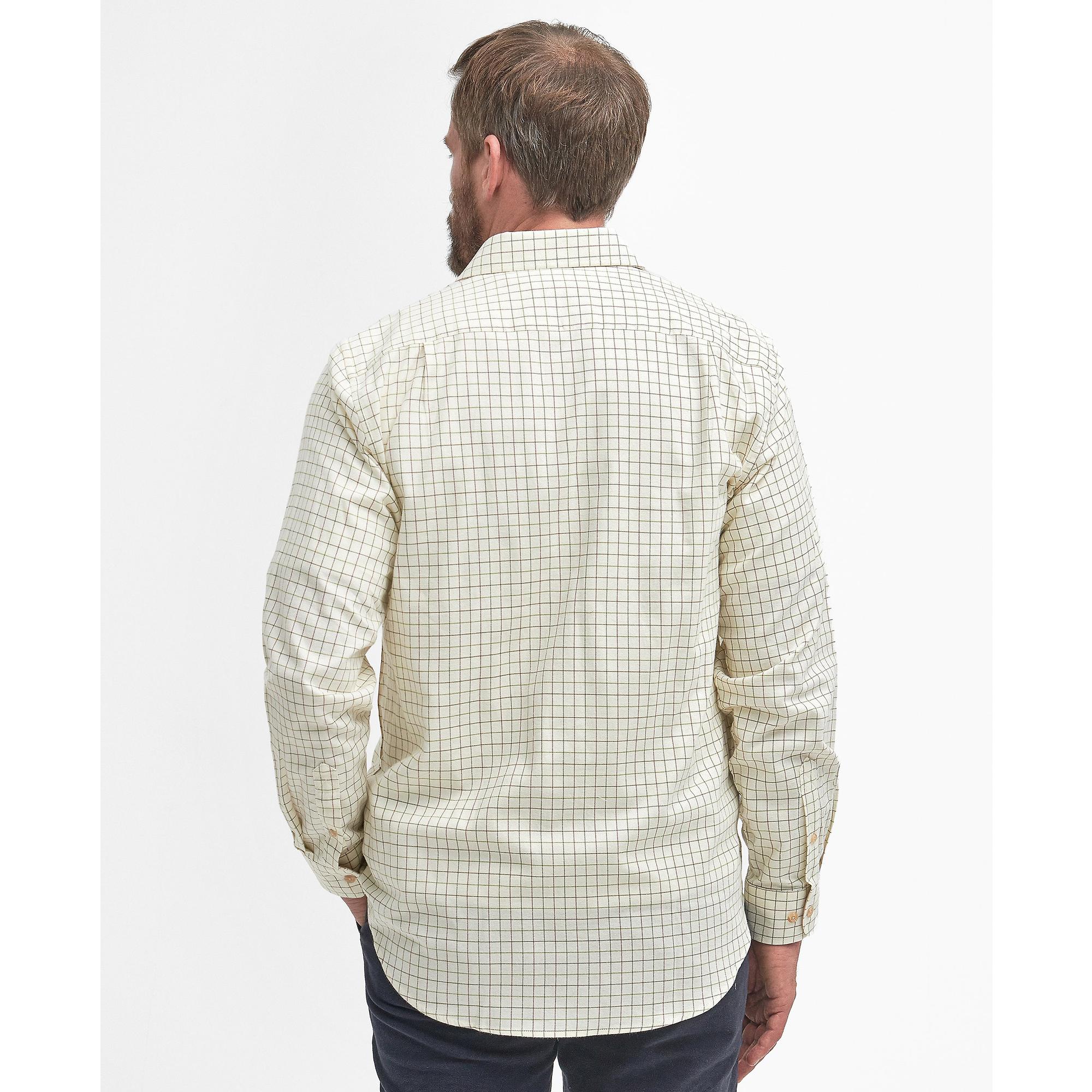 Product image 4 of 7 of Barbour Men's Field Tattersall Shirt - Green/Brown