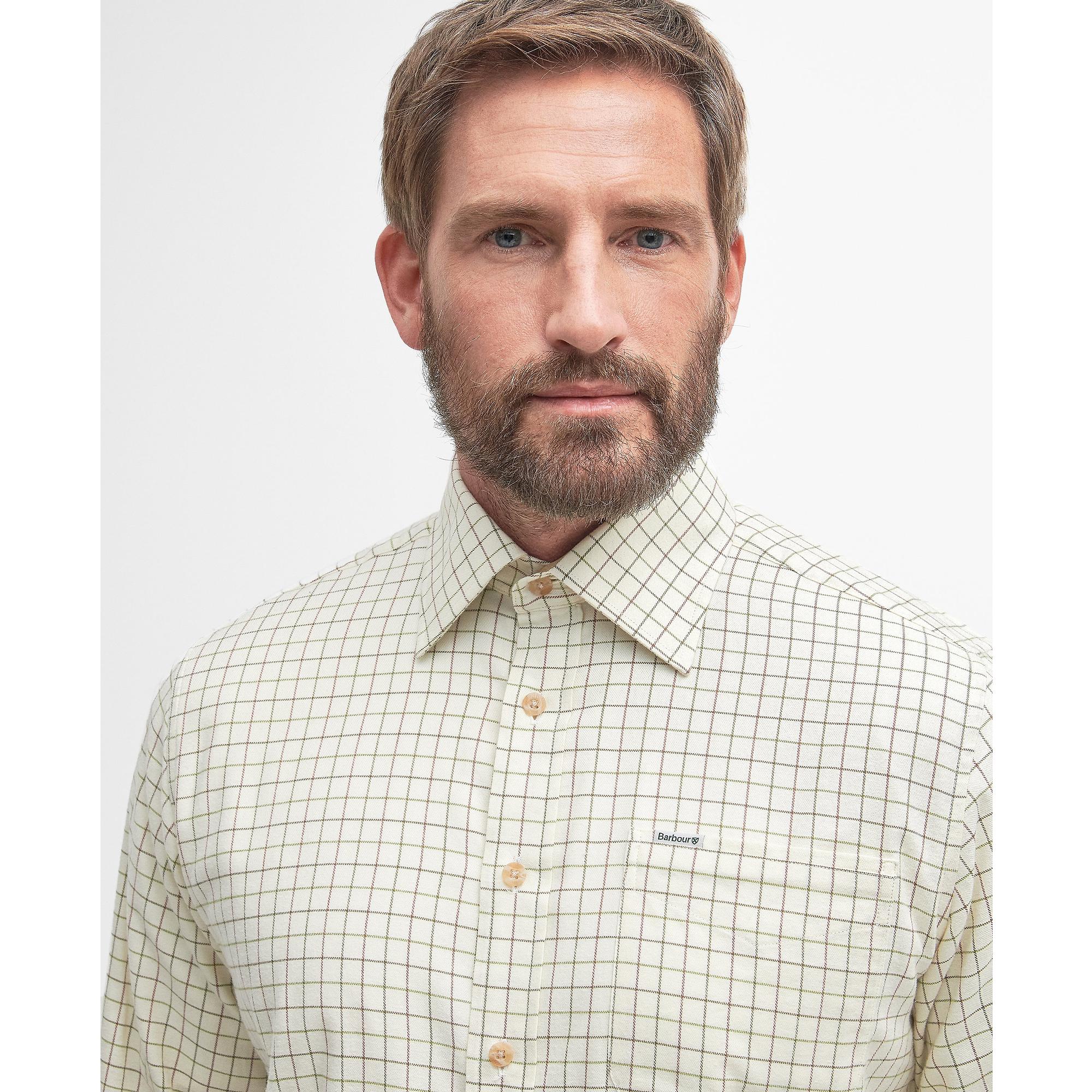 Product image 5 of 7 of Barbour Men's Field Tattersall Shirt - Green/Brown