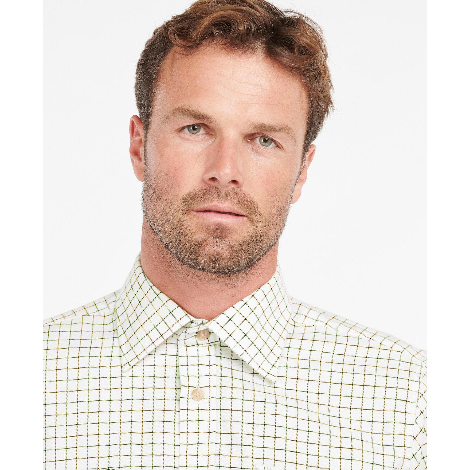 Product image 5 of 6 of Barbour Men's Field Tattersall Shirt - Green/Brown