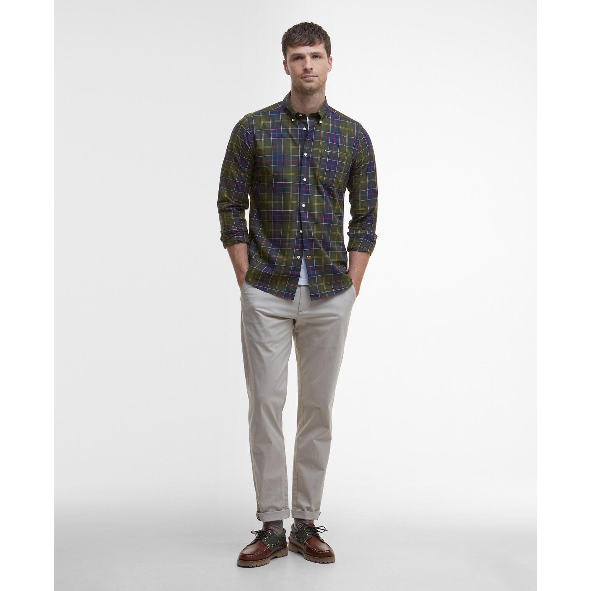 Product image 3 of 7 of Barbour Men's Wetheram Tailored Tartan Shirt - Classic