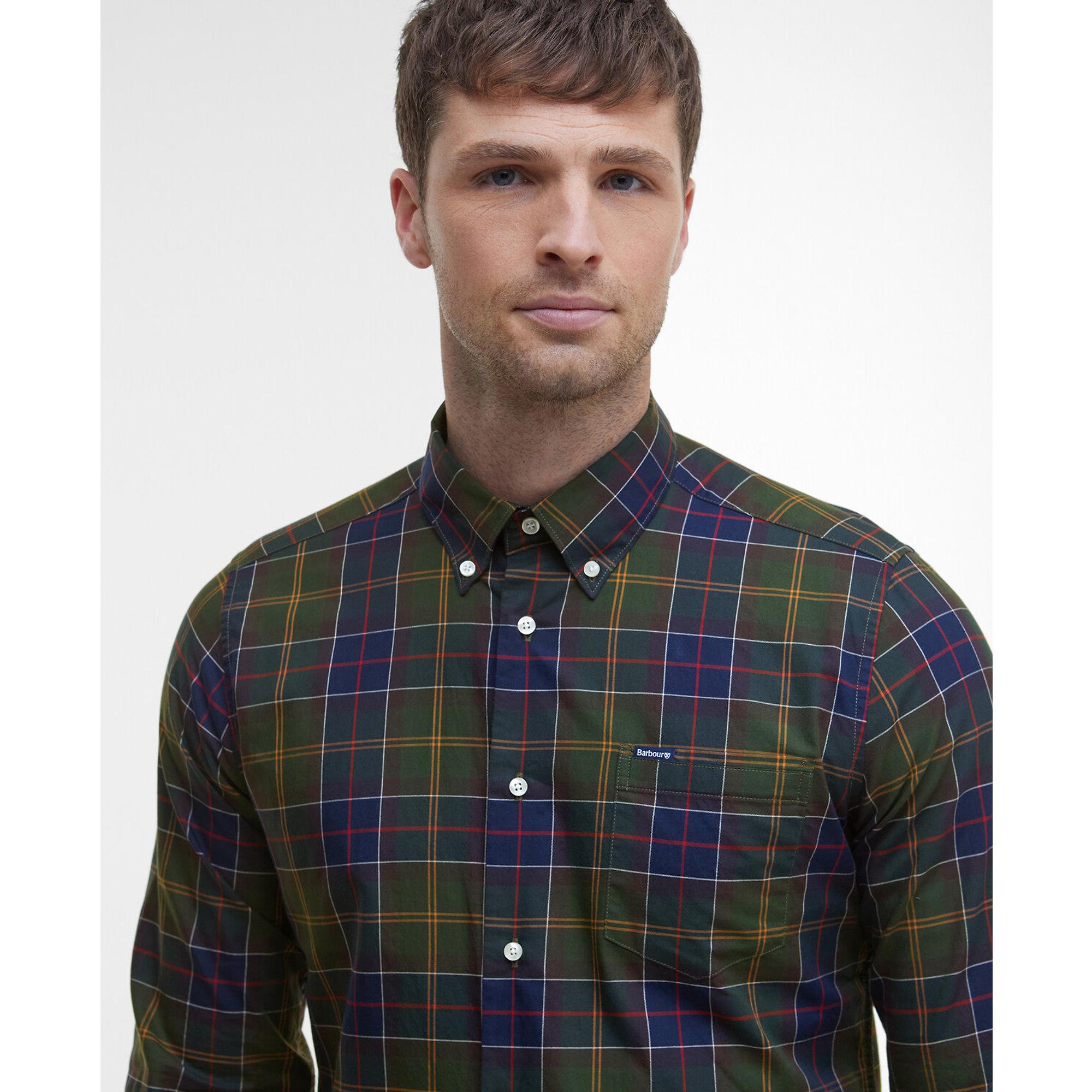 Product image 5 of 7 of Barbour Men's Wetheram Tailored Tartan Shirt - Classic