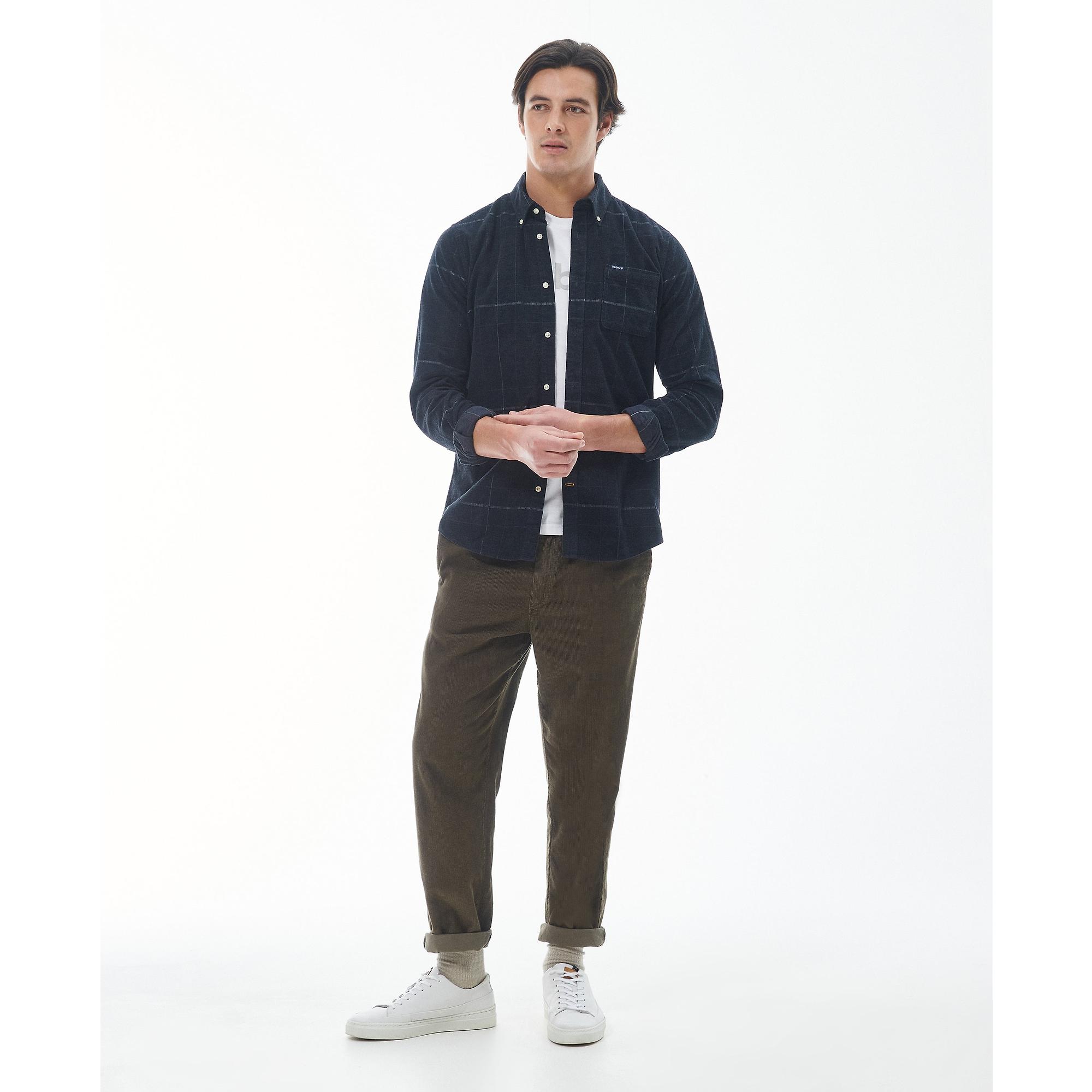 Product image 5 of 6 of Barbour Men's Blair Tailored Shirt - Black/Slate