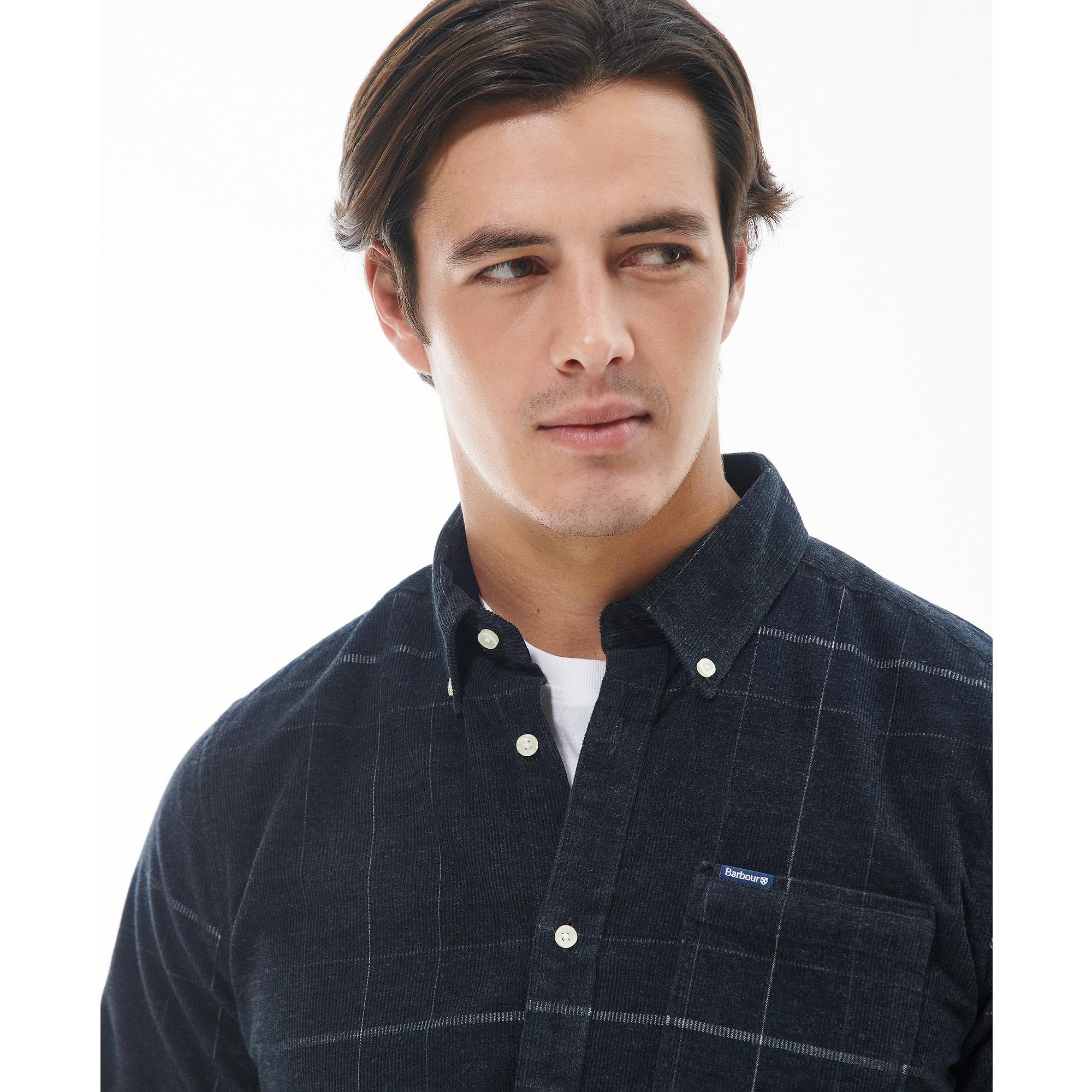 Product image 4 of 6 of Barbour Men's Blair Tailored Shirt - Black/Slate