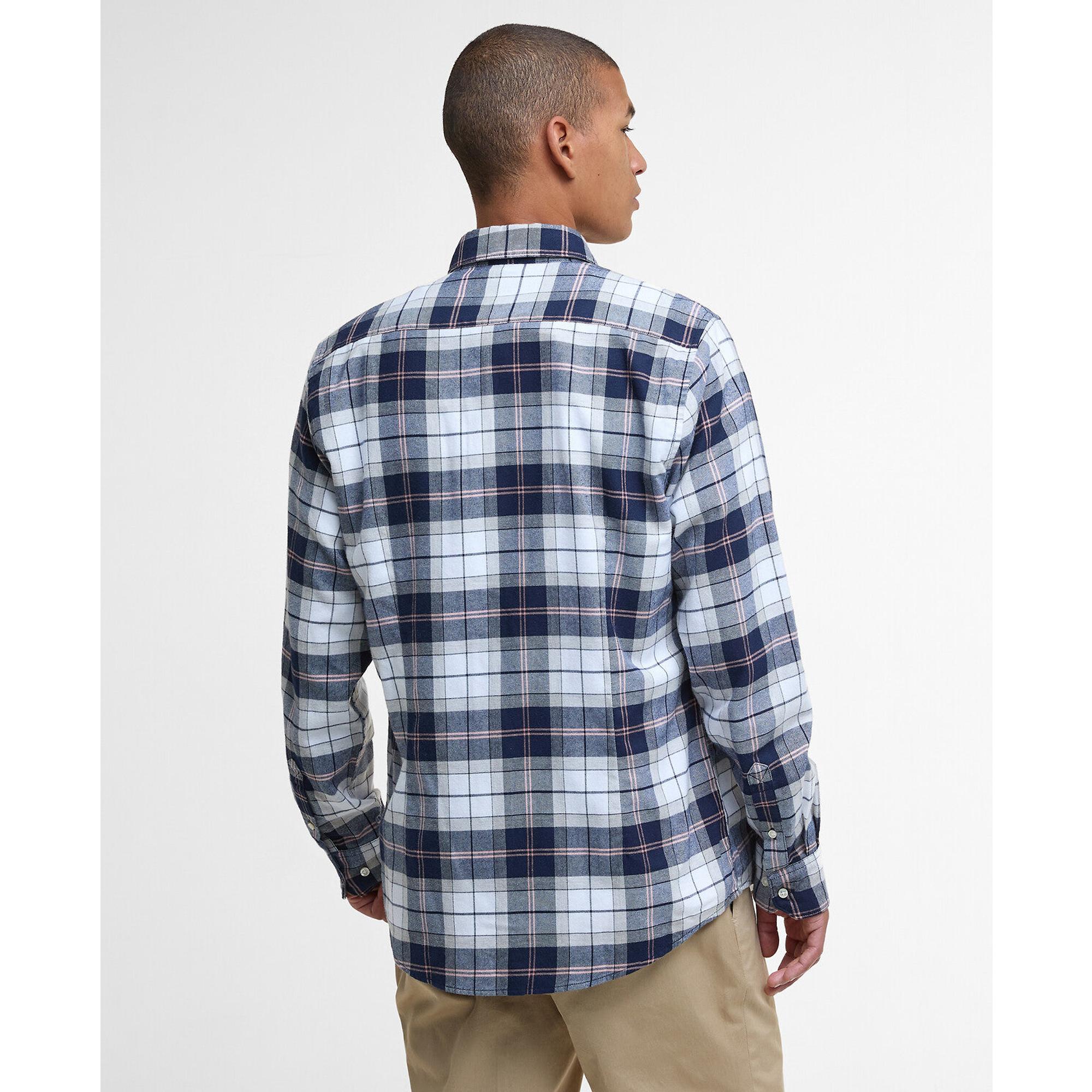 Product image 4 of 5 of Barbour Men's Fortrose Tailored Tartan Shirt - Riverstone