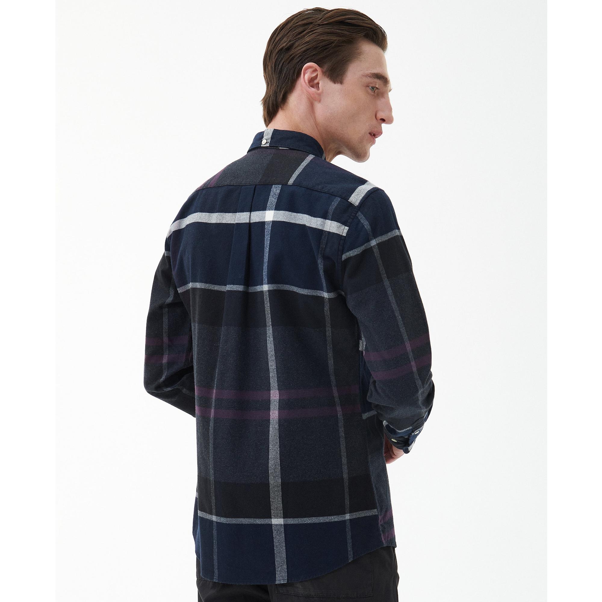 Product image 4 of 8 of Barbour Men's Iceloch Tailored Fit Shirt - Black